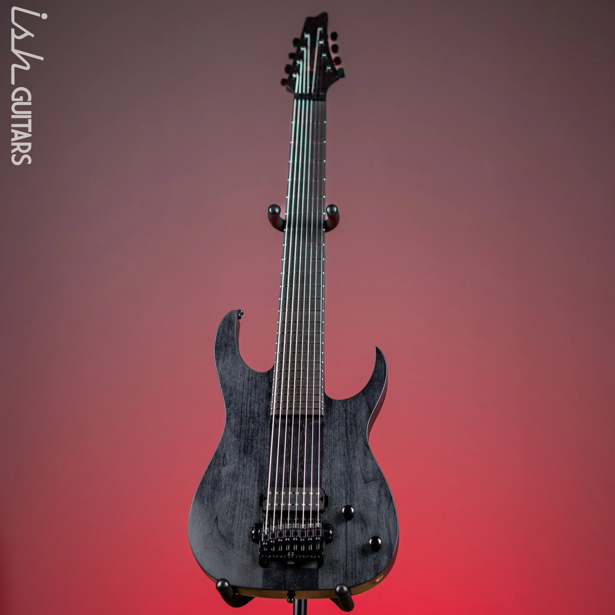 Ibanez Mårten Hagström Signature M8M 8-String Electric Guitar - Weathered Black - Image 2