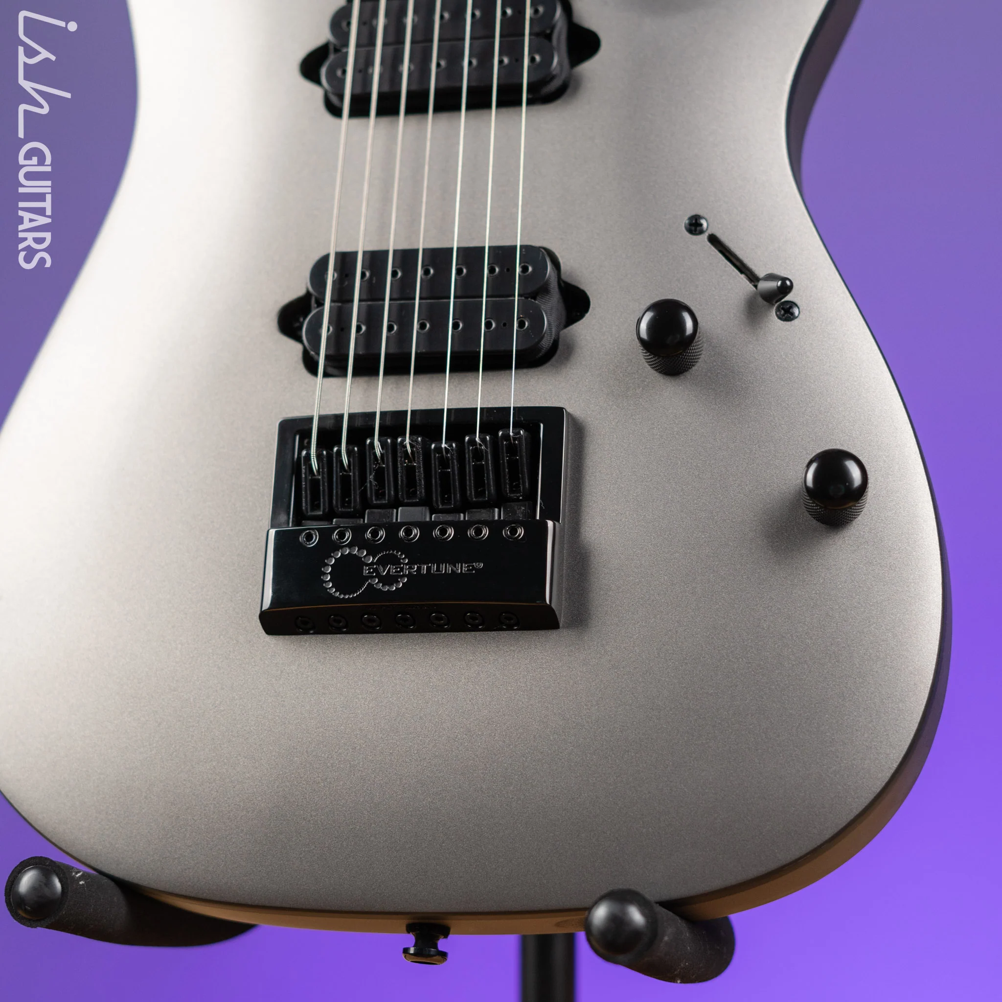 Ibanez Munky APEX30 Signature 7-String Electric Guitar Metallic Grey Matte - Image 4