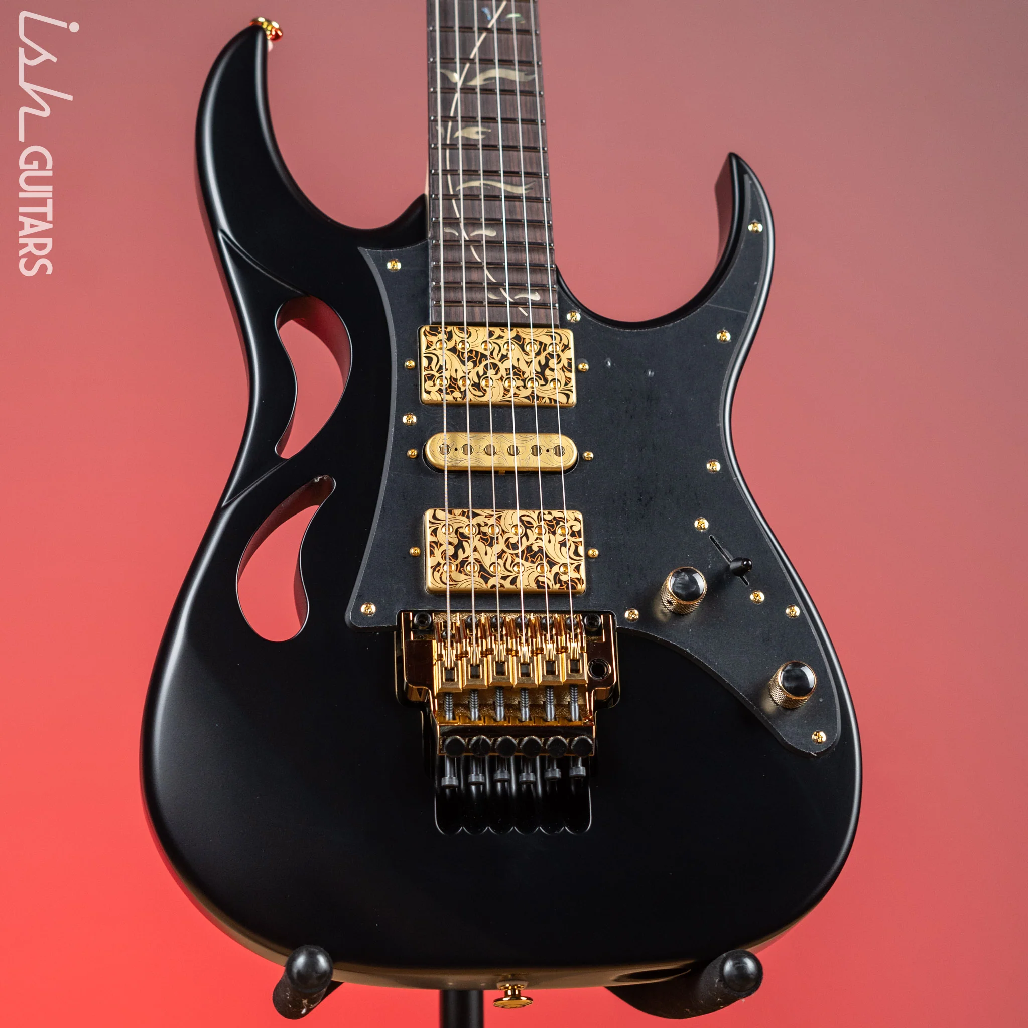 Ibanez PIA3761 Steve Vai Signature Onyx Black Demo