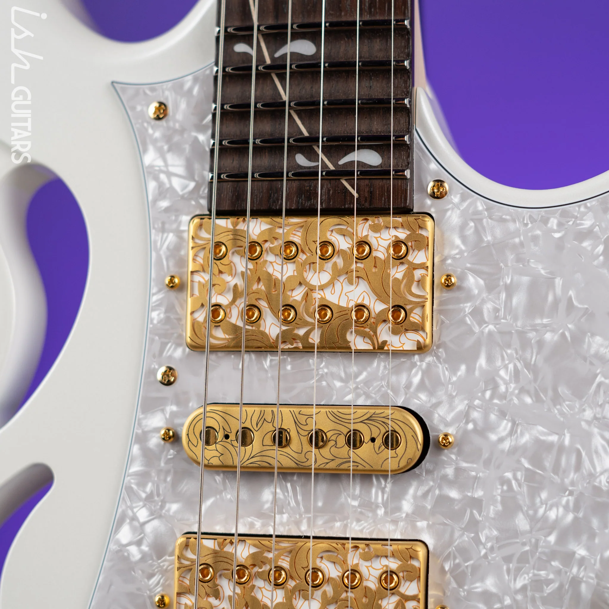 Ibanez PIA3761 Steve Vai Signature Stallion White - Image 5