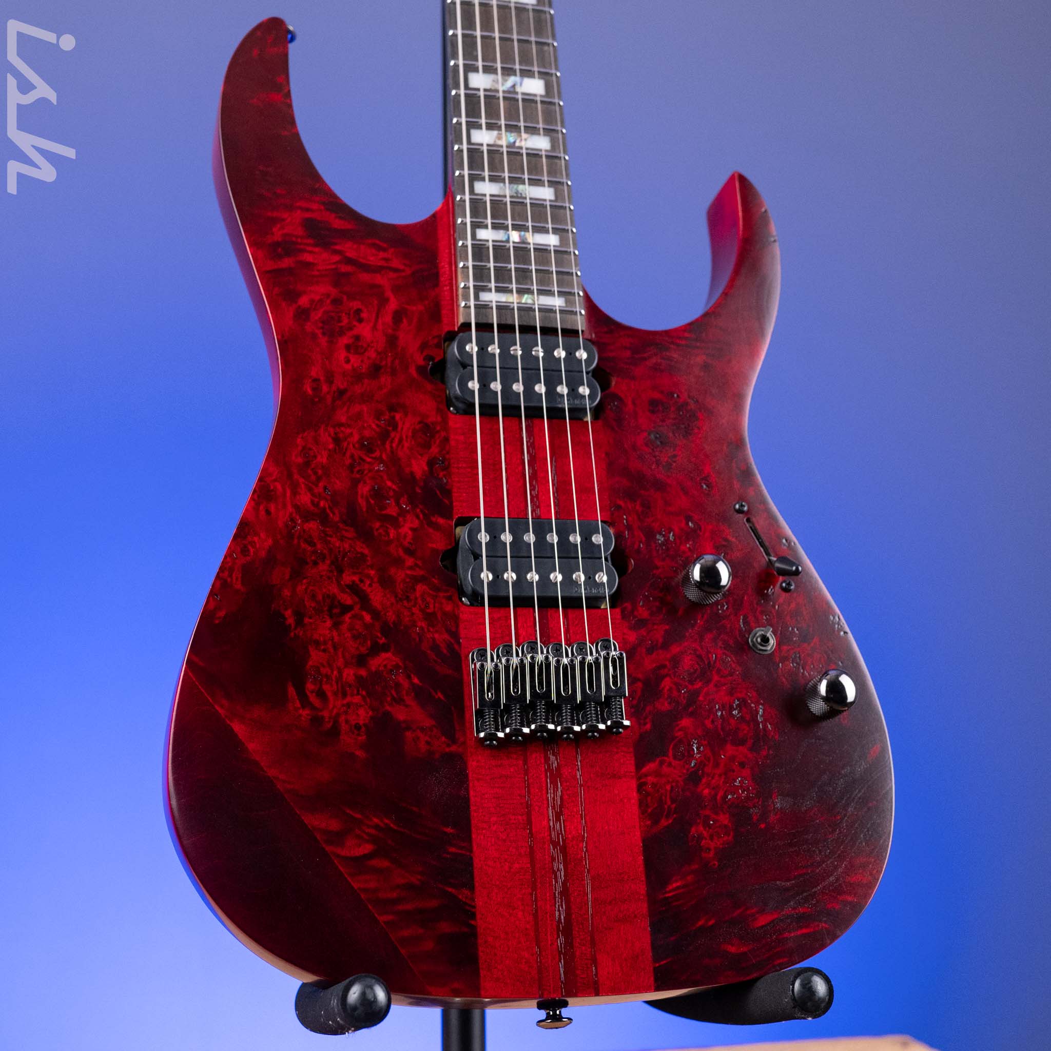 Ibanez Premium RGT1221PB Electric Guitar Stained Wine Red Demo