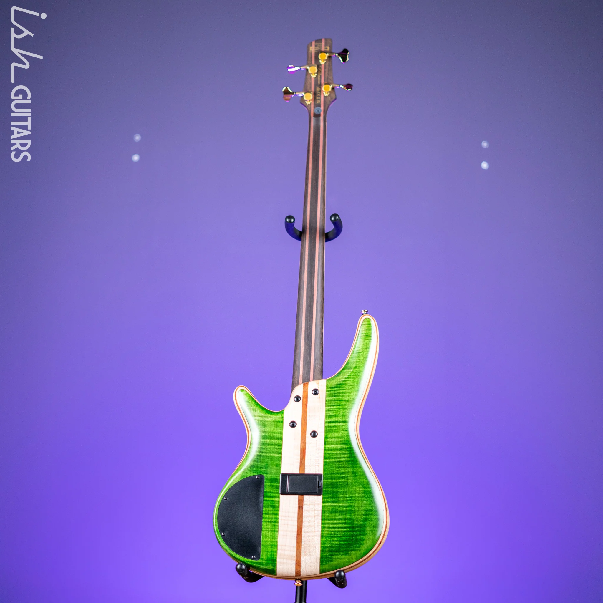 Ibanez Premium SR4FMDX 4-String Bass Emerald Green Low Gloss - Image 6