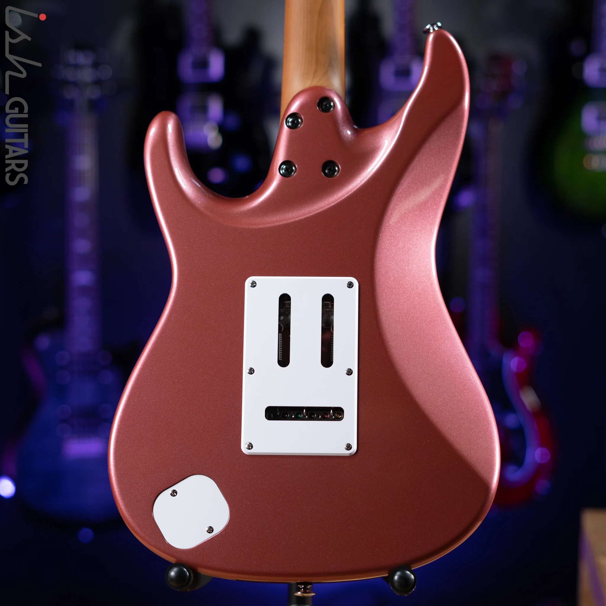 Ibanez Prestige AZ2204 Electric Guitar Hazy Rose Metallic Demo - Image 8