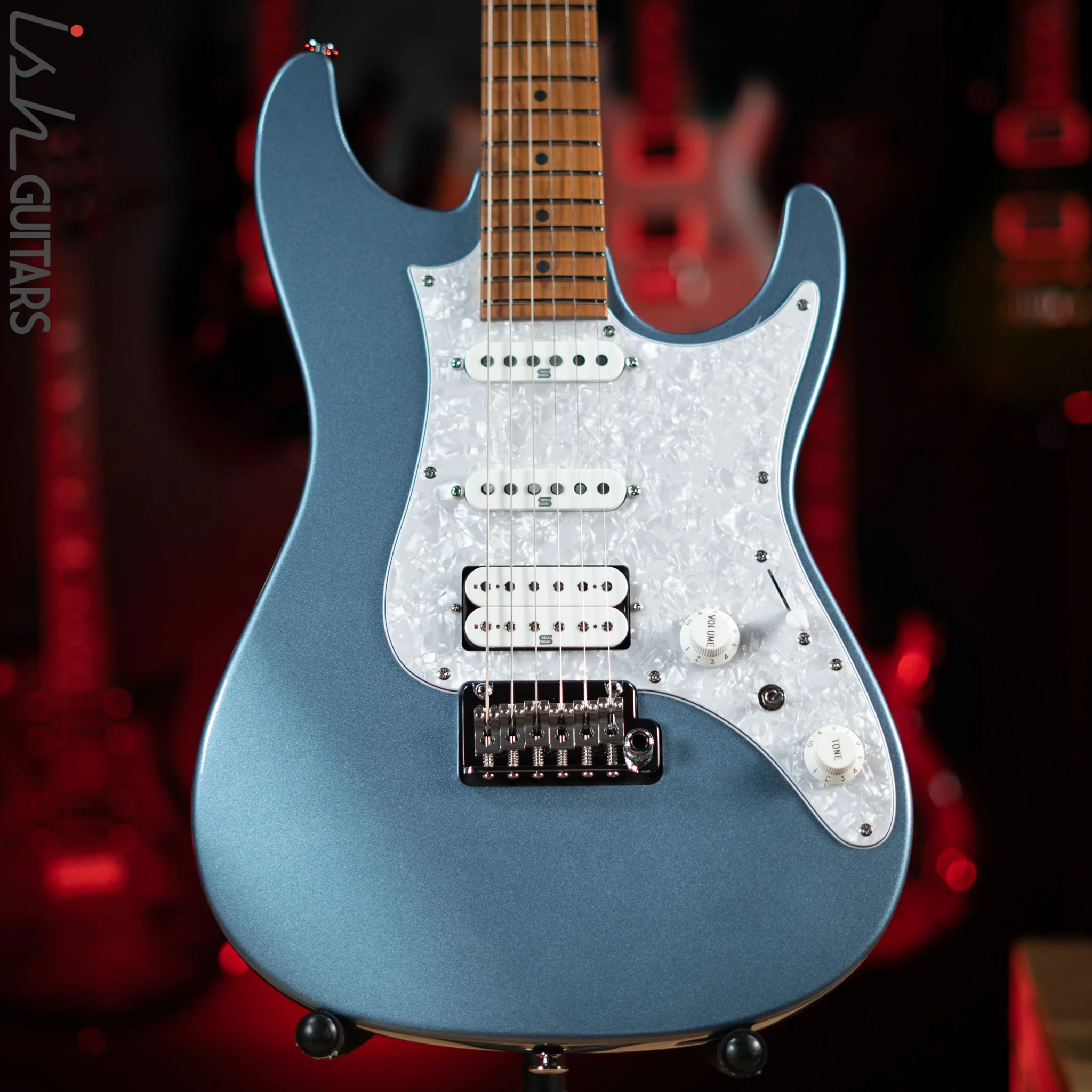 Ibanez Prestige AZ2204 Electric Guitar Ice Blue Metallic