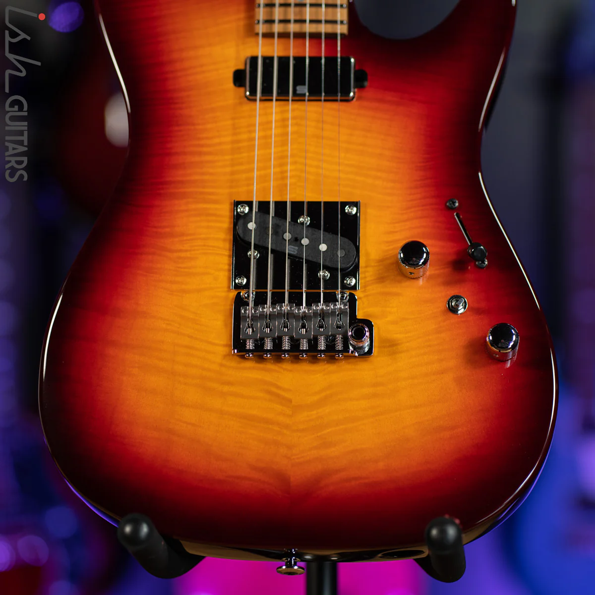 Ibanez Prestige AZS2200F Electric Guitar Sunset Burst - Image 4