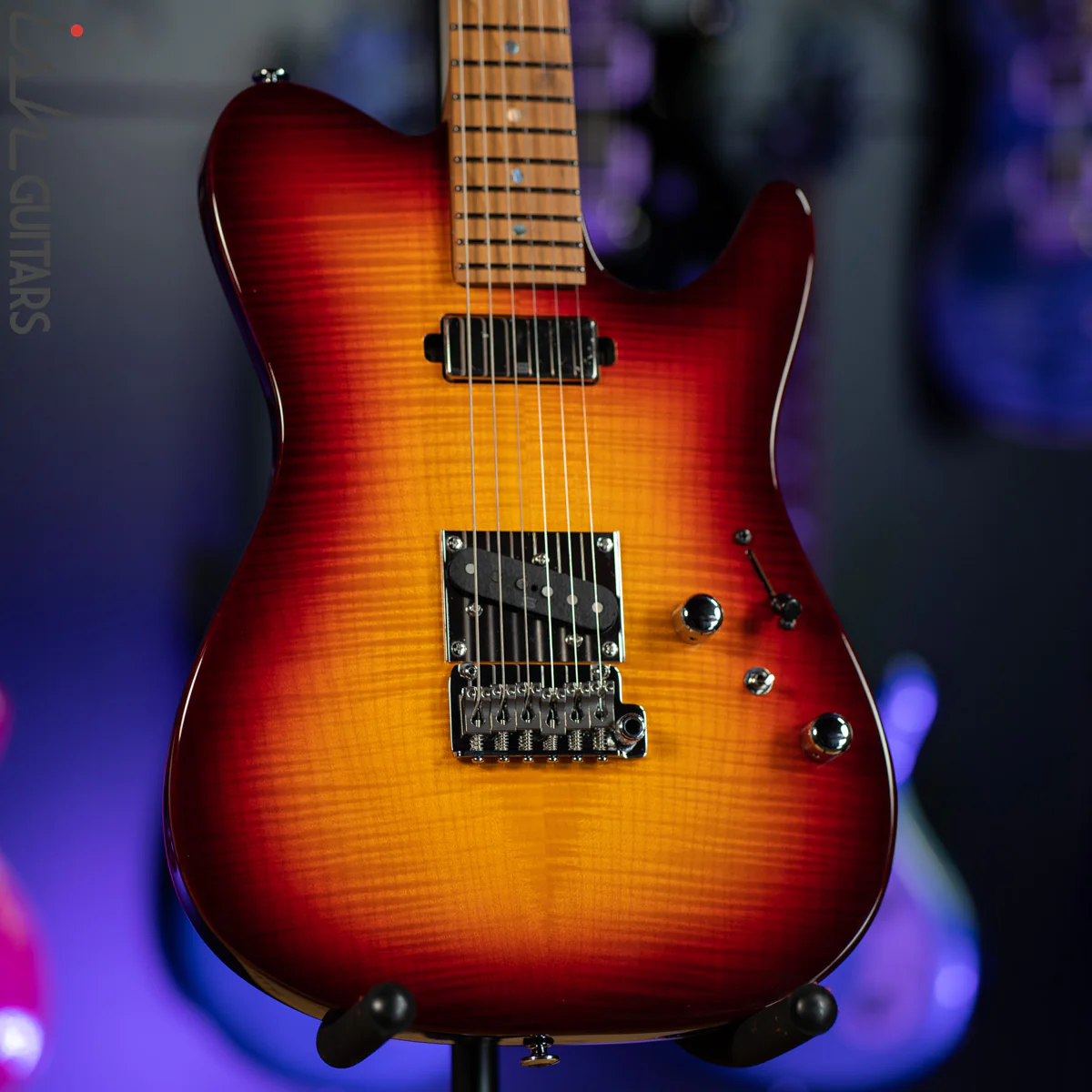 Ibanez Prestige AZS2200F Electric Guitar Sunset Burst Demo
