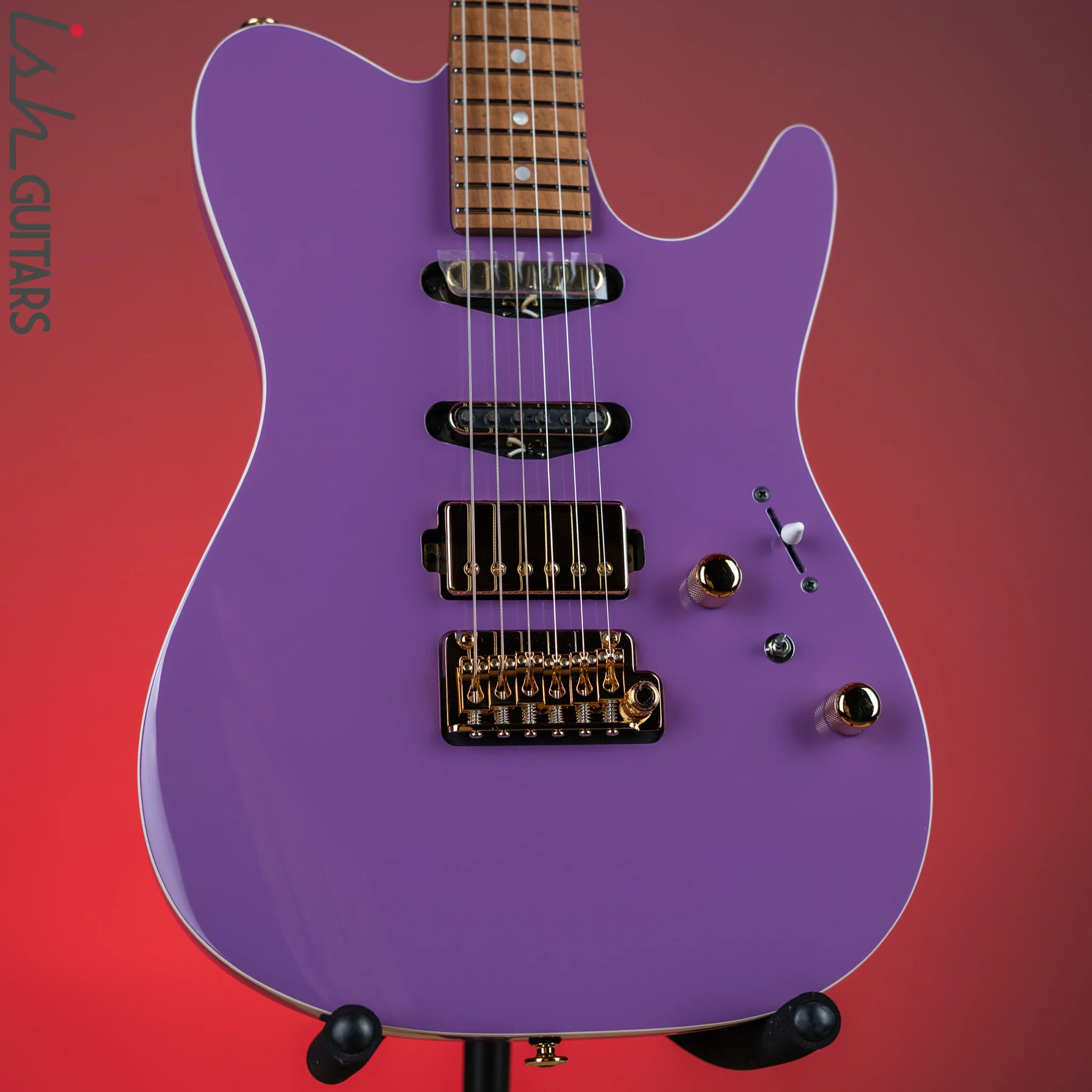 Ibanez Prestige LB1 Lari Basilio Signature Guitar Violet Demo
