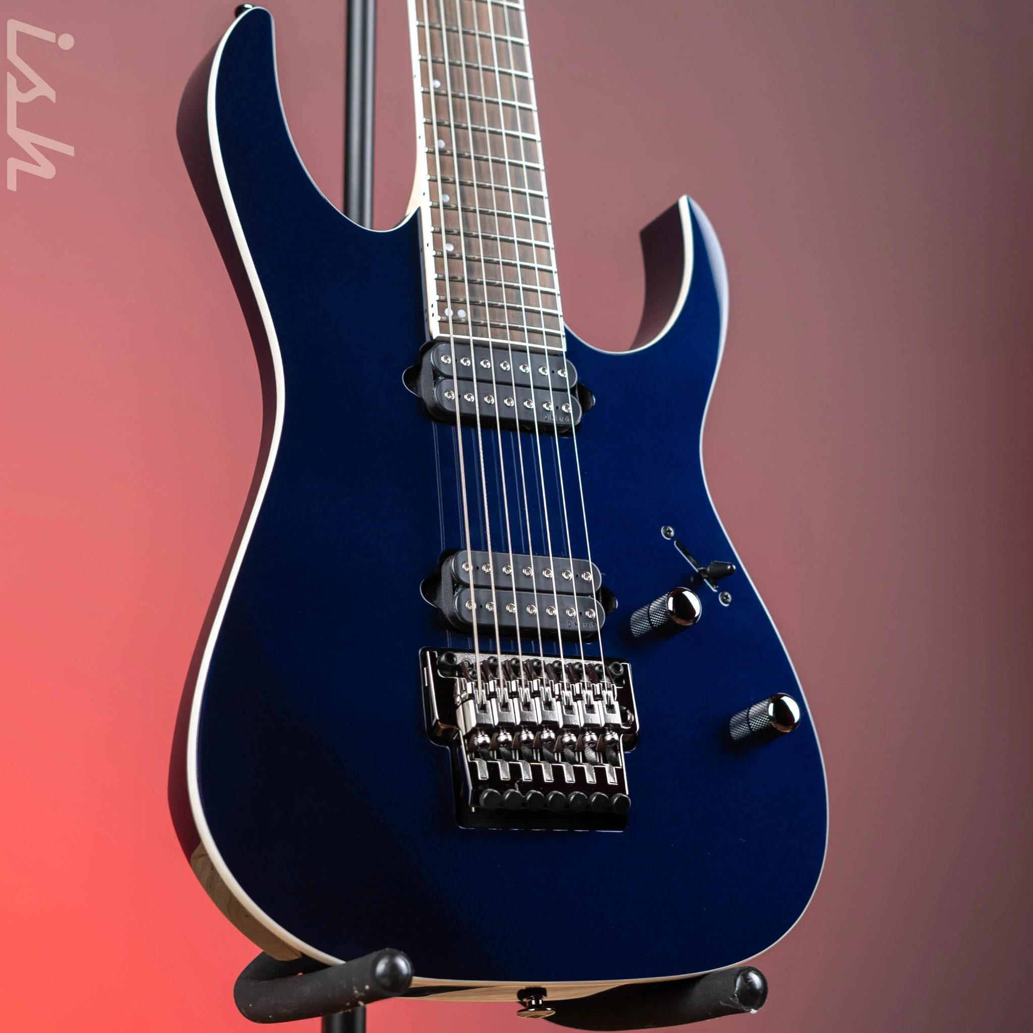 Ibanez Prestige RG2027XL 7-String Electric Guitar Deep Tide Blue