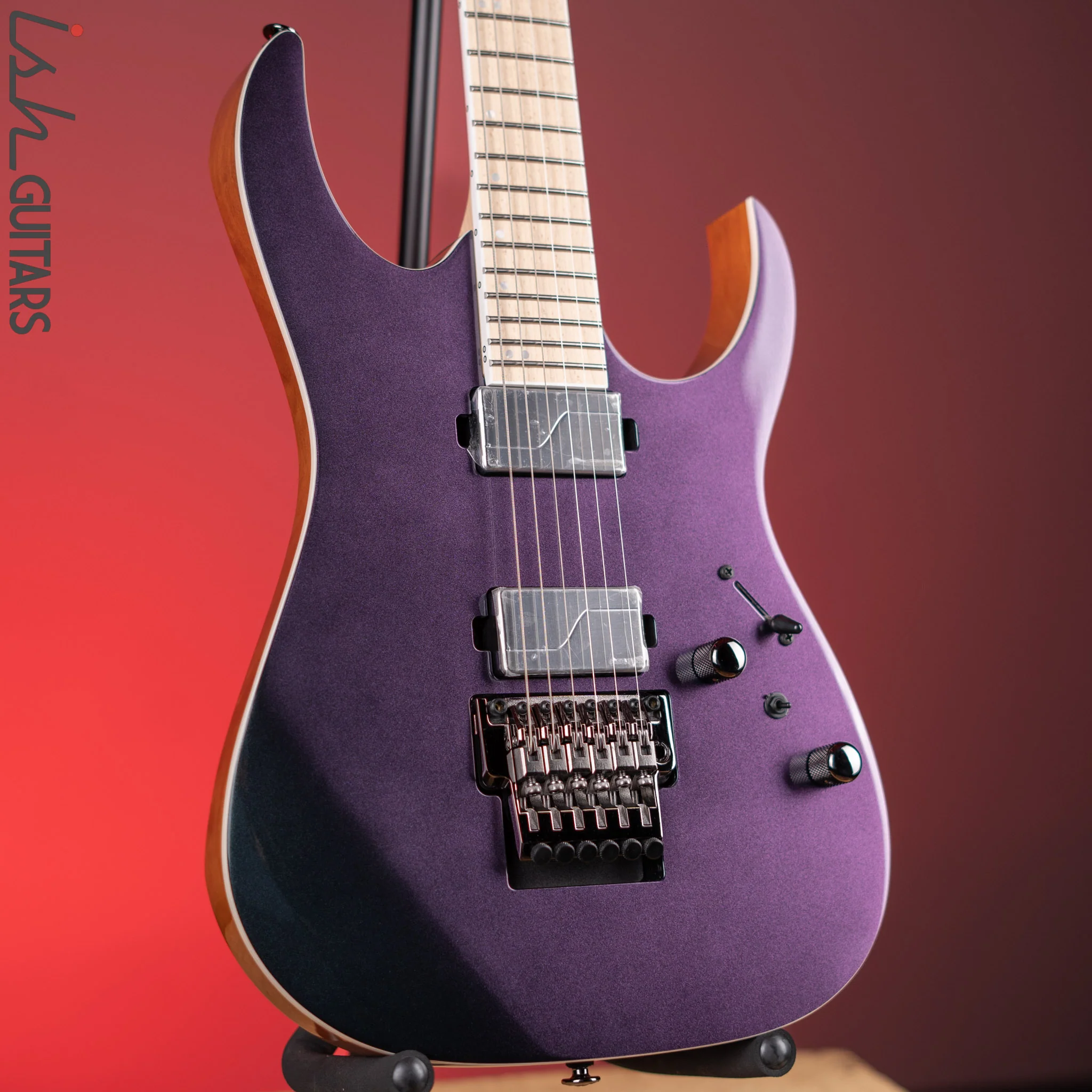 Ibanez Prestige RG5120M Electric Guitar Polar Lights Demo
