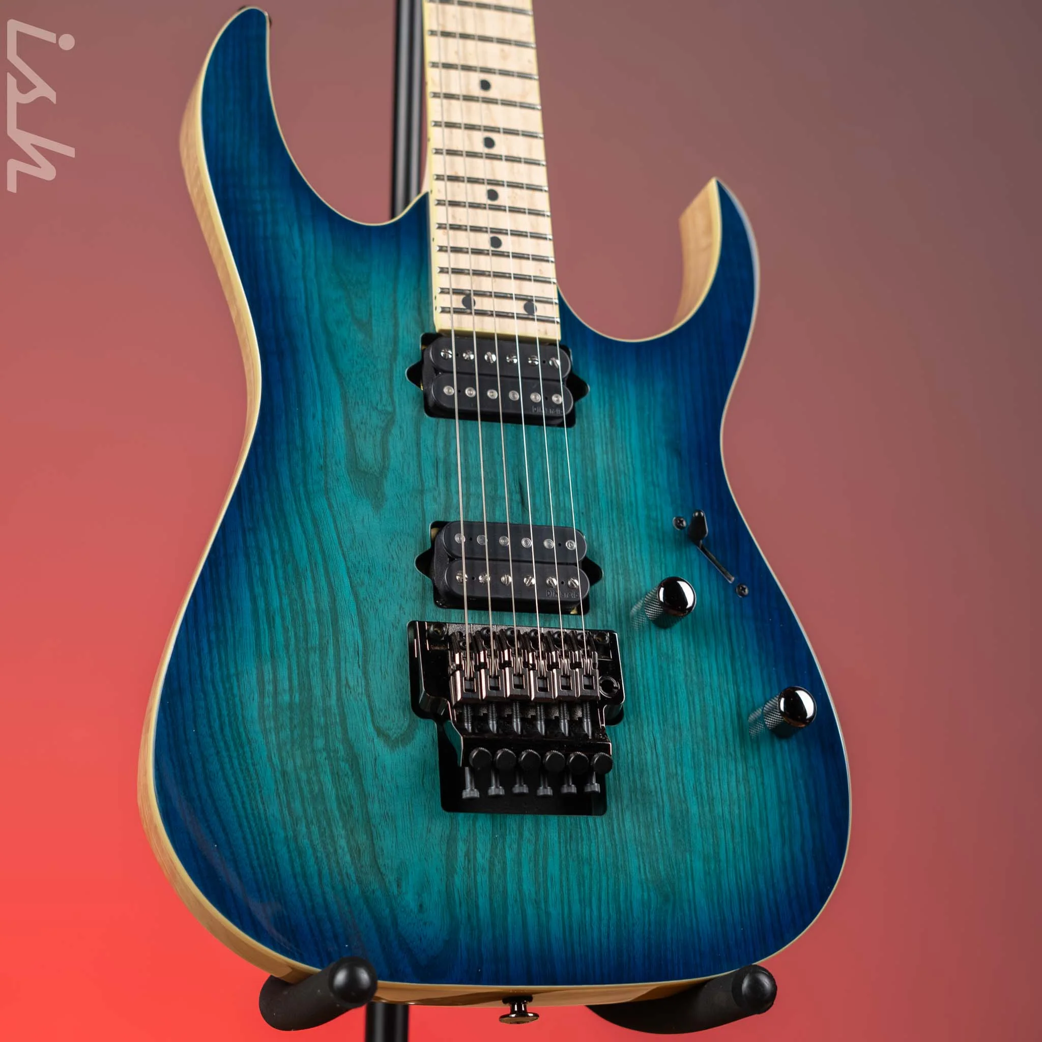Ibanez Prestige RG652AHM Electric Guitar Nebula Green Burst