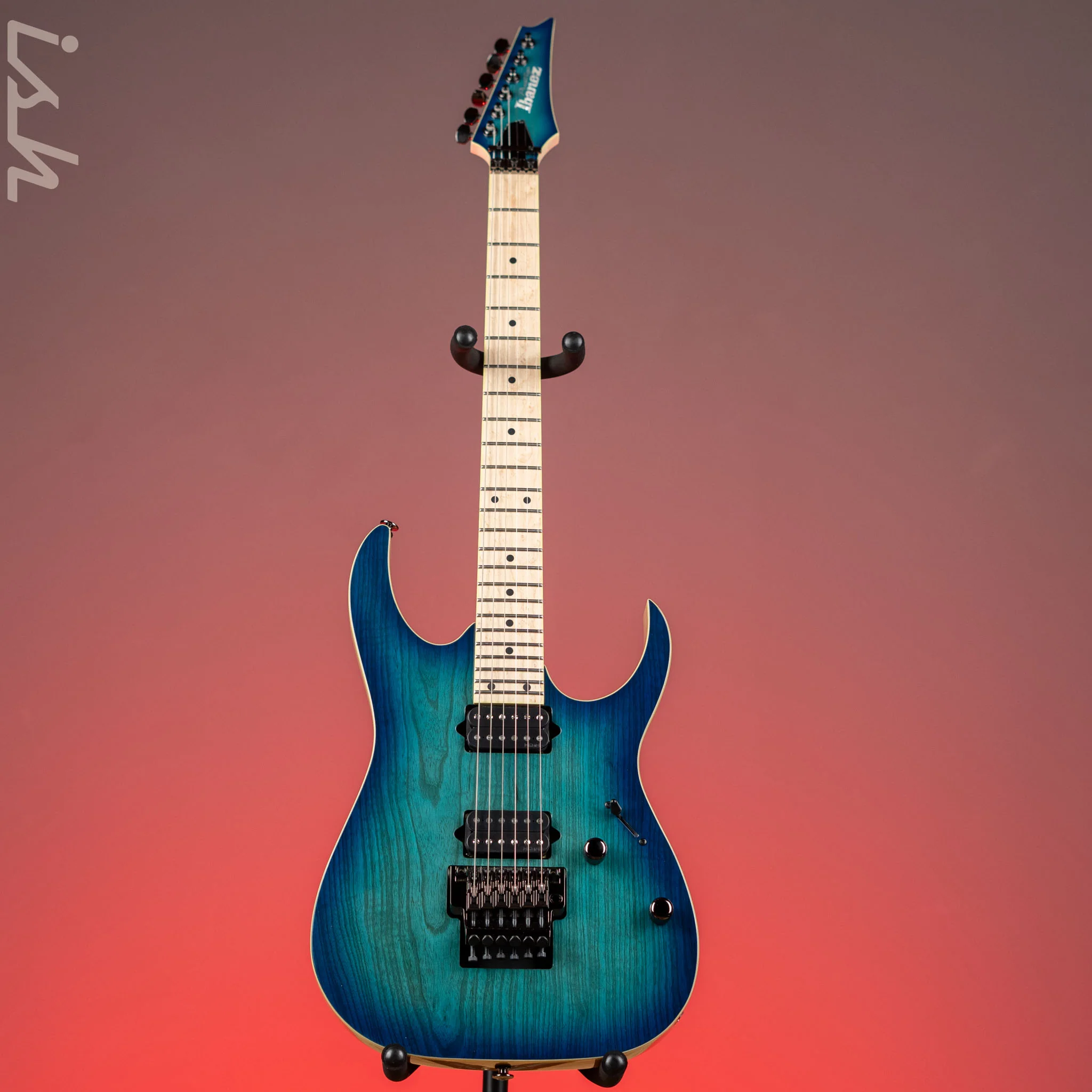 Ibanez Prestige RG652AHM Electric Guitar Nebula Green Burst - Image 2