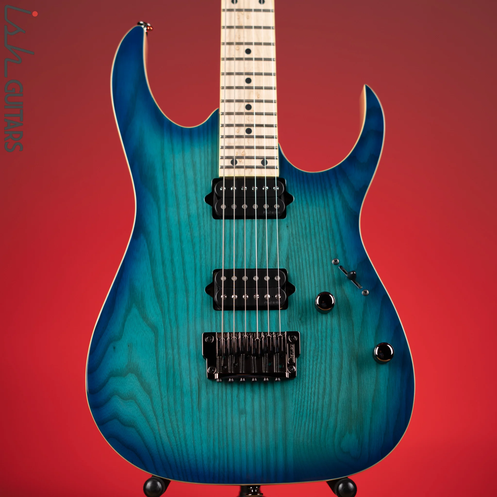 Ibanez Prestige RG652AHMFX Electric Guitar Nebula Green Burst