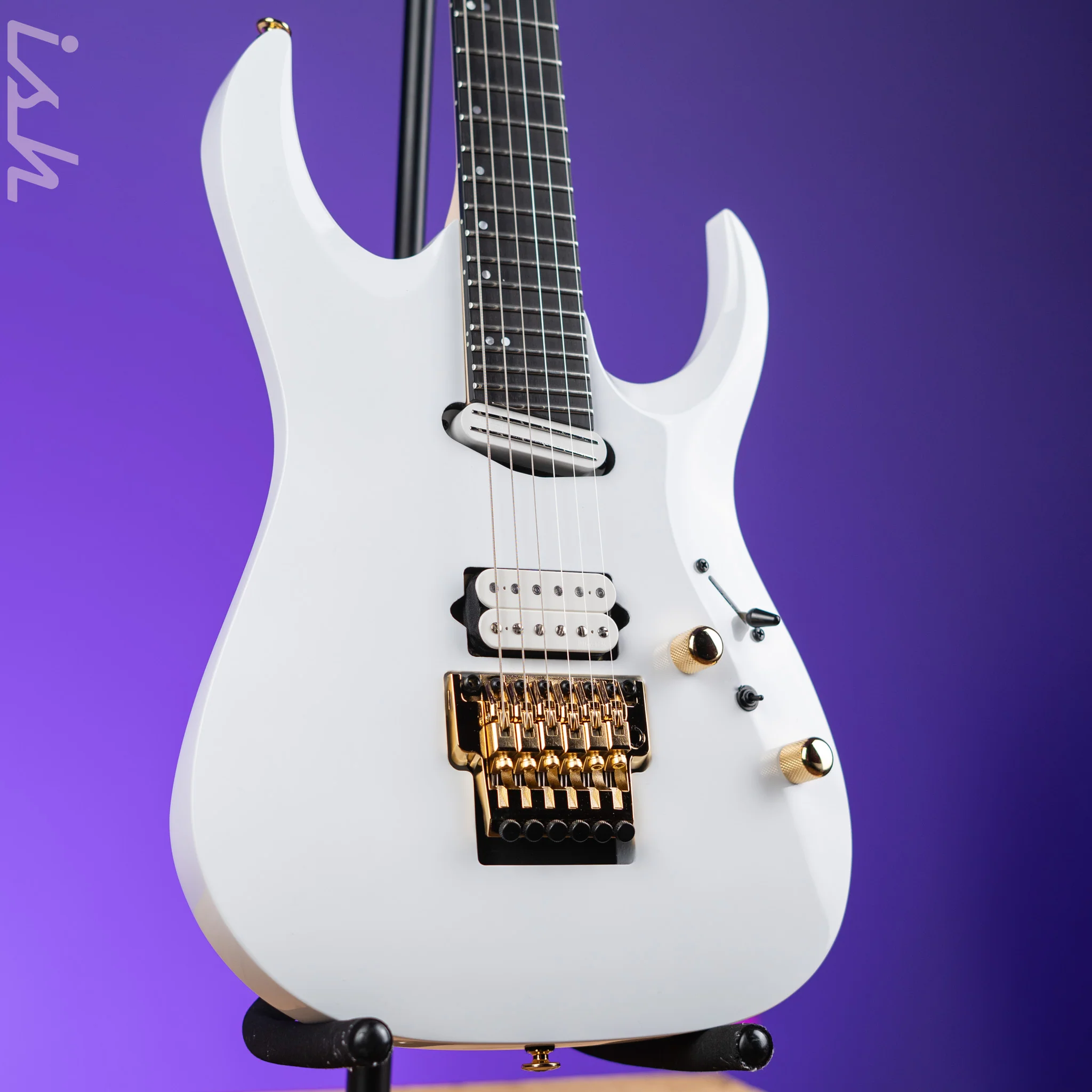Ibanez Prestige RGA622XH Electric Guitar White Gloss Demo