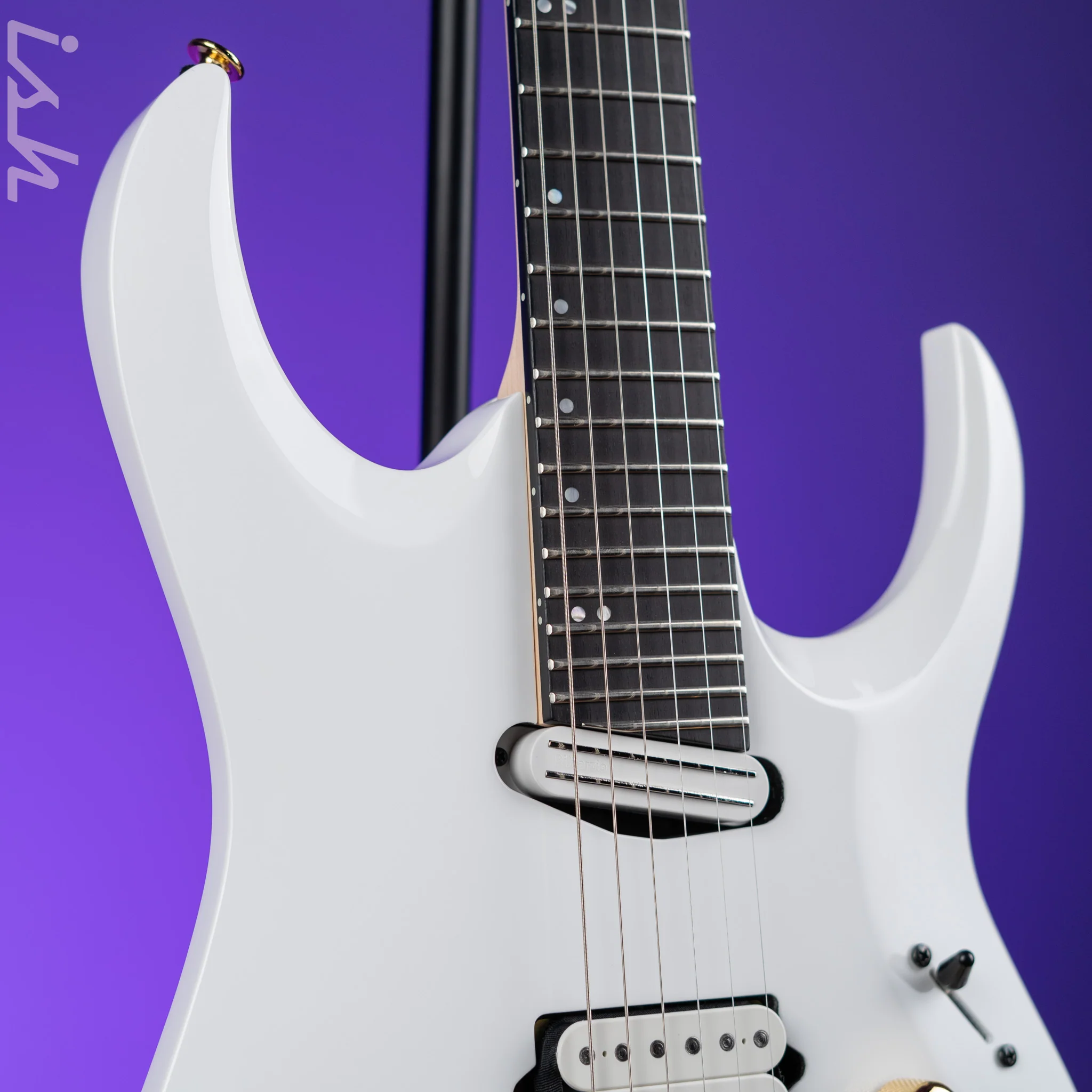 Ibanez Prestige RGA622XH Electric Guitar White Gloss Demo - Image 3