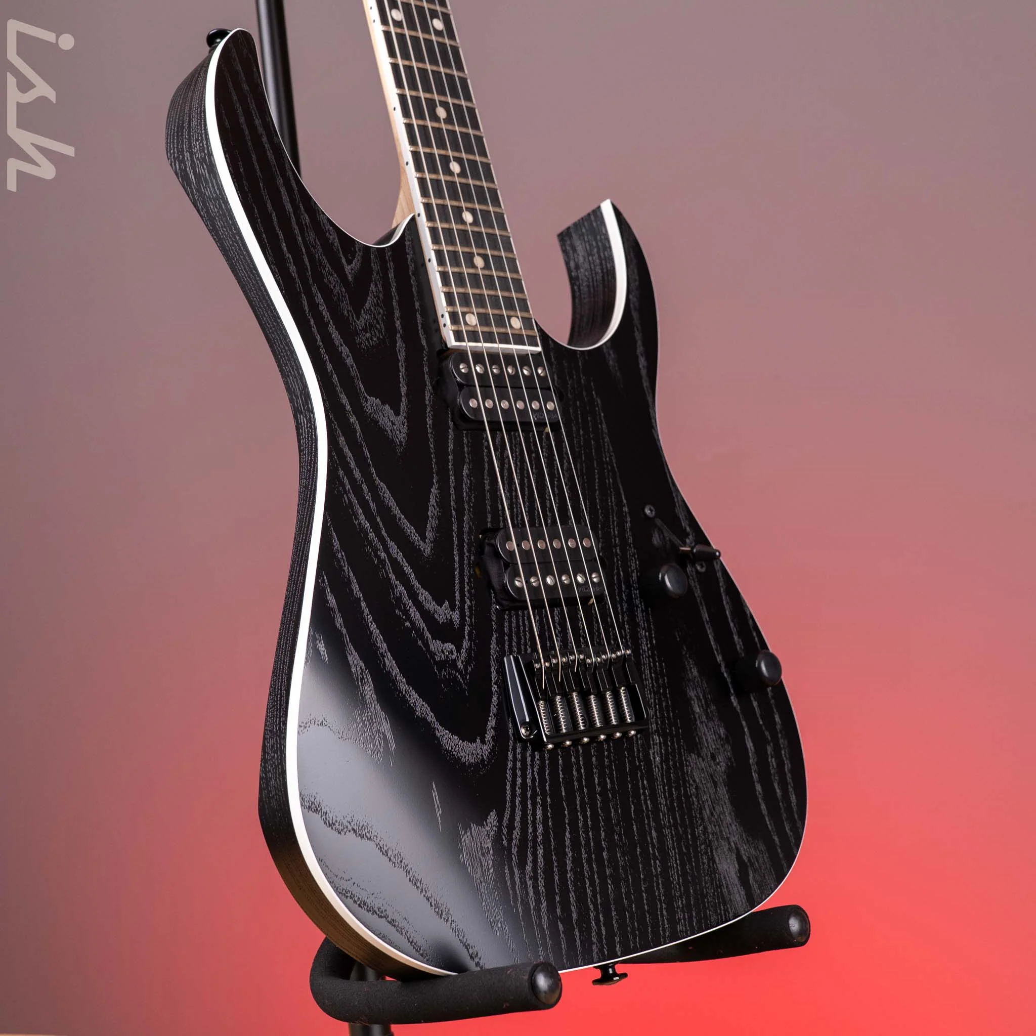 Ibanez Prestige RGR662AHBF Weathered Black Electric Guitar - Image 3