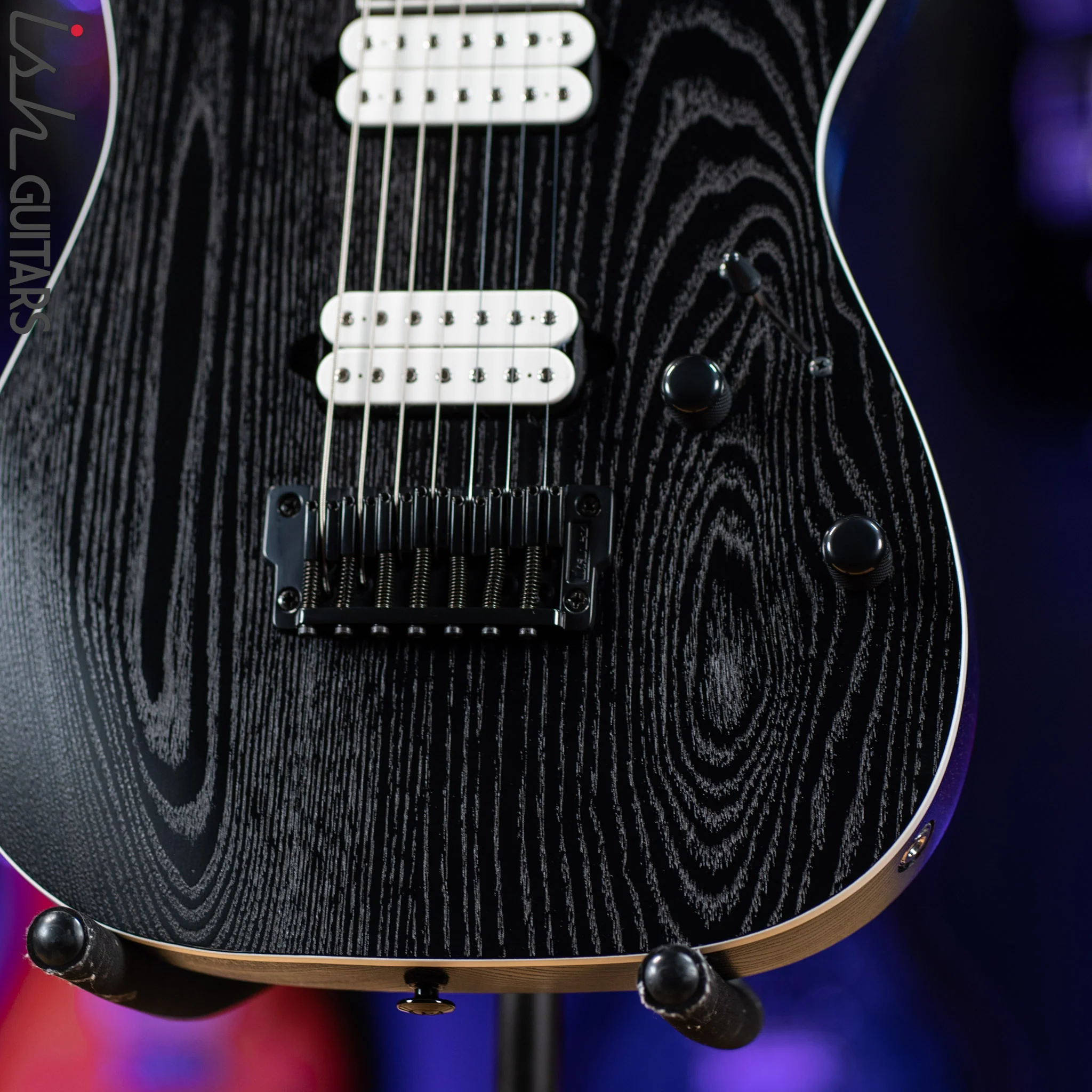 Ibanez Prestige RGR752AHBF 7-String Guitar Weathered Black - Image 4