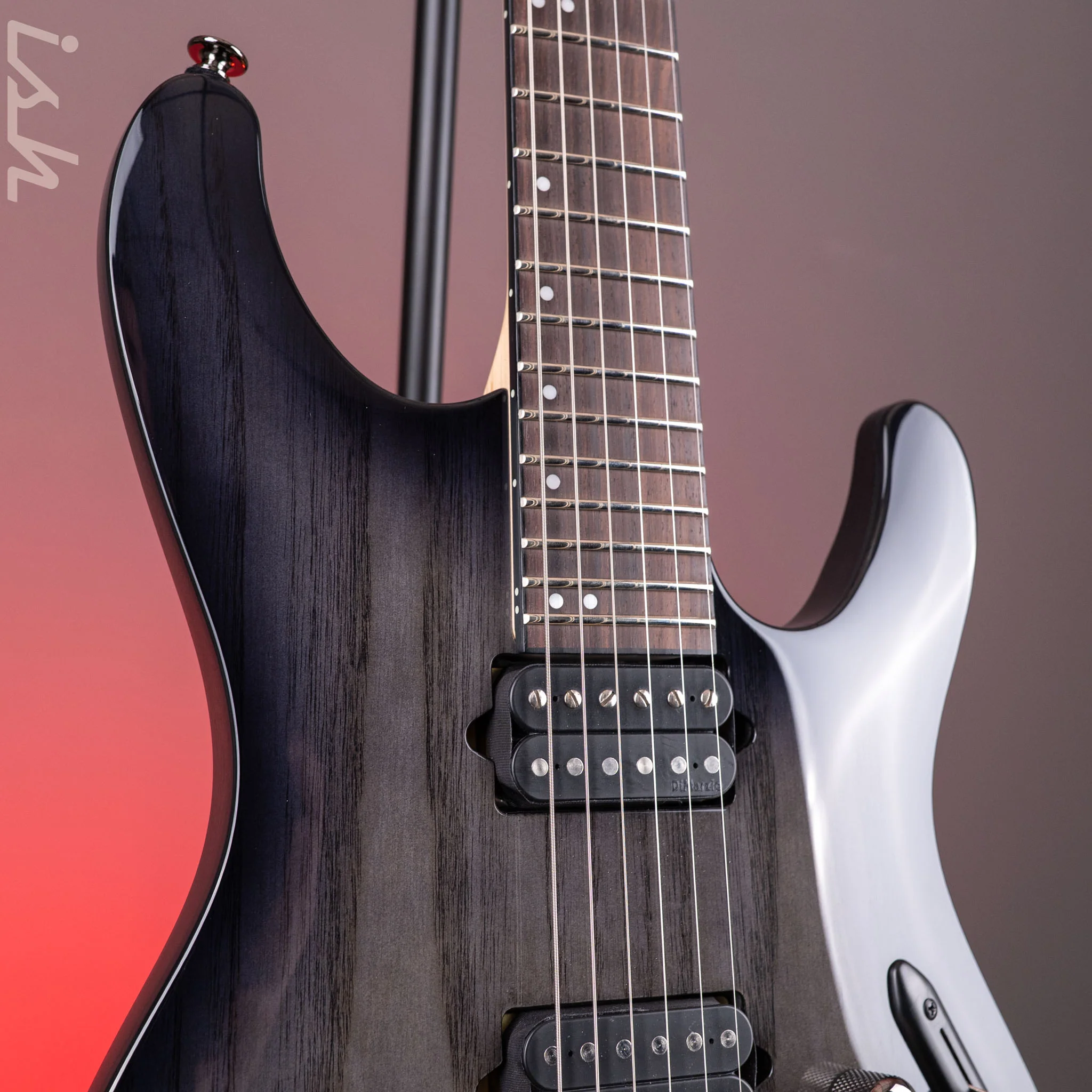 Ibanez Prestige S6621AH Transparent Gray Burst - Image 4
