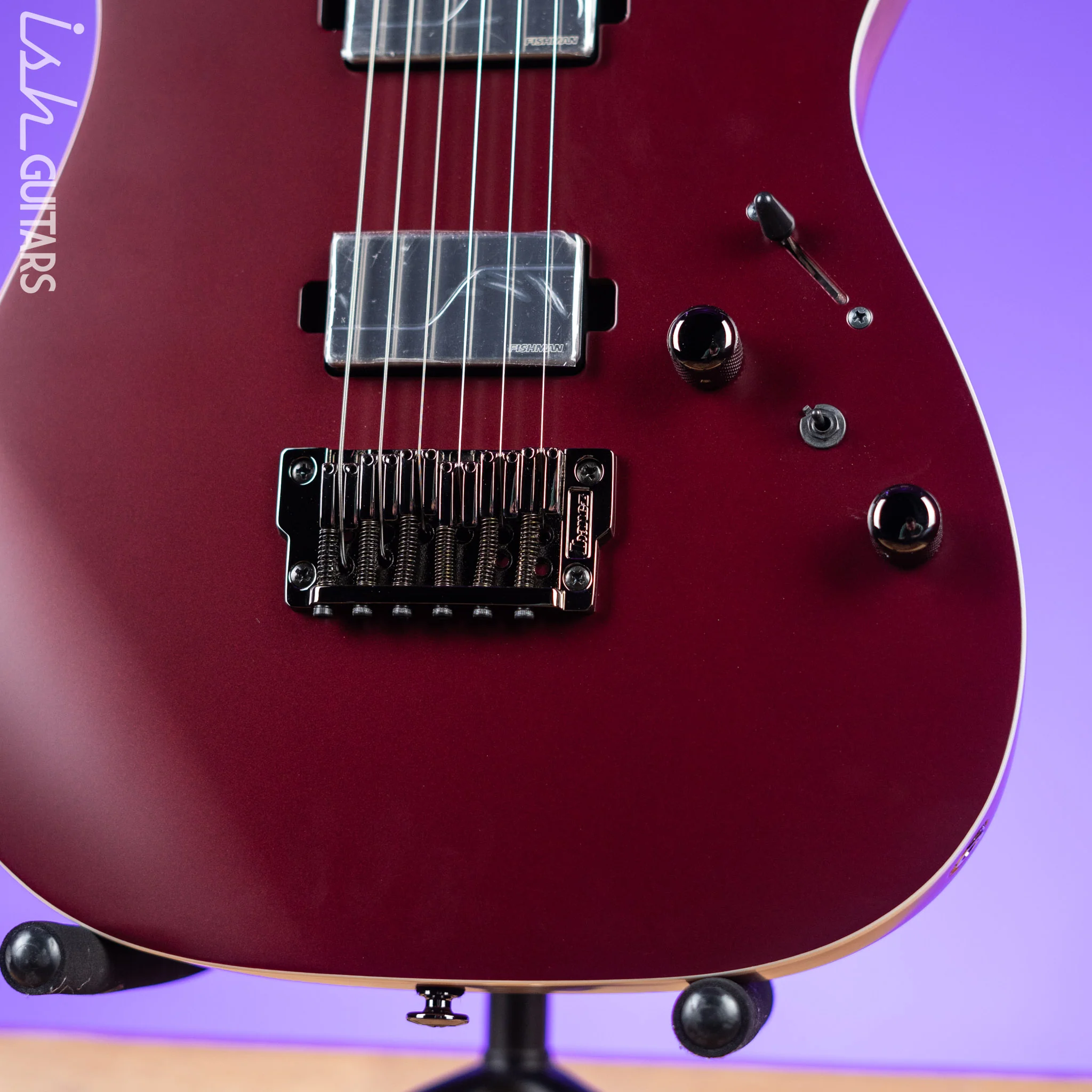 Ibanez RG5121 Prestige Electric Guitar Burgundy Metallic Flat - Image 4