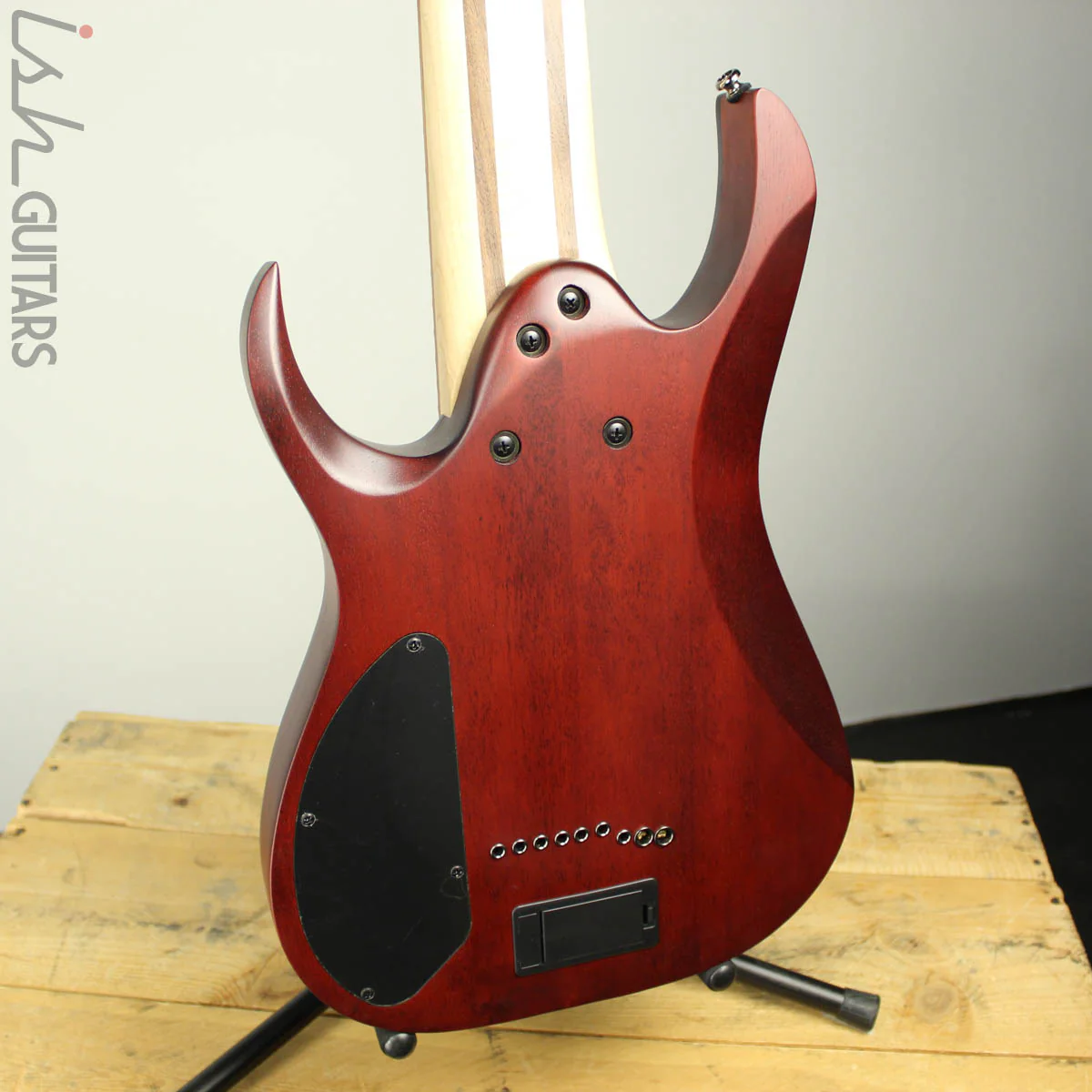 Ibanez RGIR9FME Iron Label 9-String Faded Denim Blue Burst - Image 9
