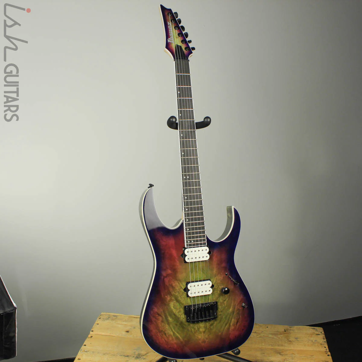 Ibanez Iron Label RGIX6FDLB Electric Guitar Northern Lights Burst - Image 2
