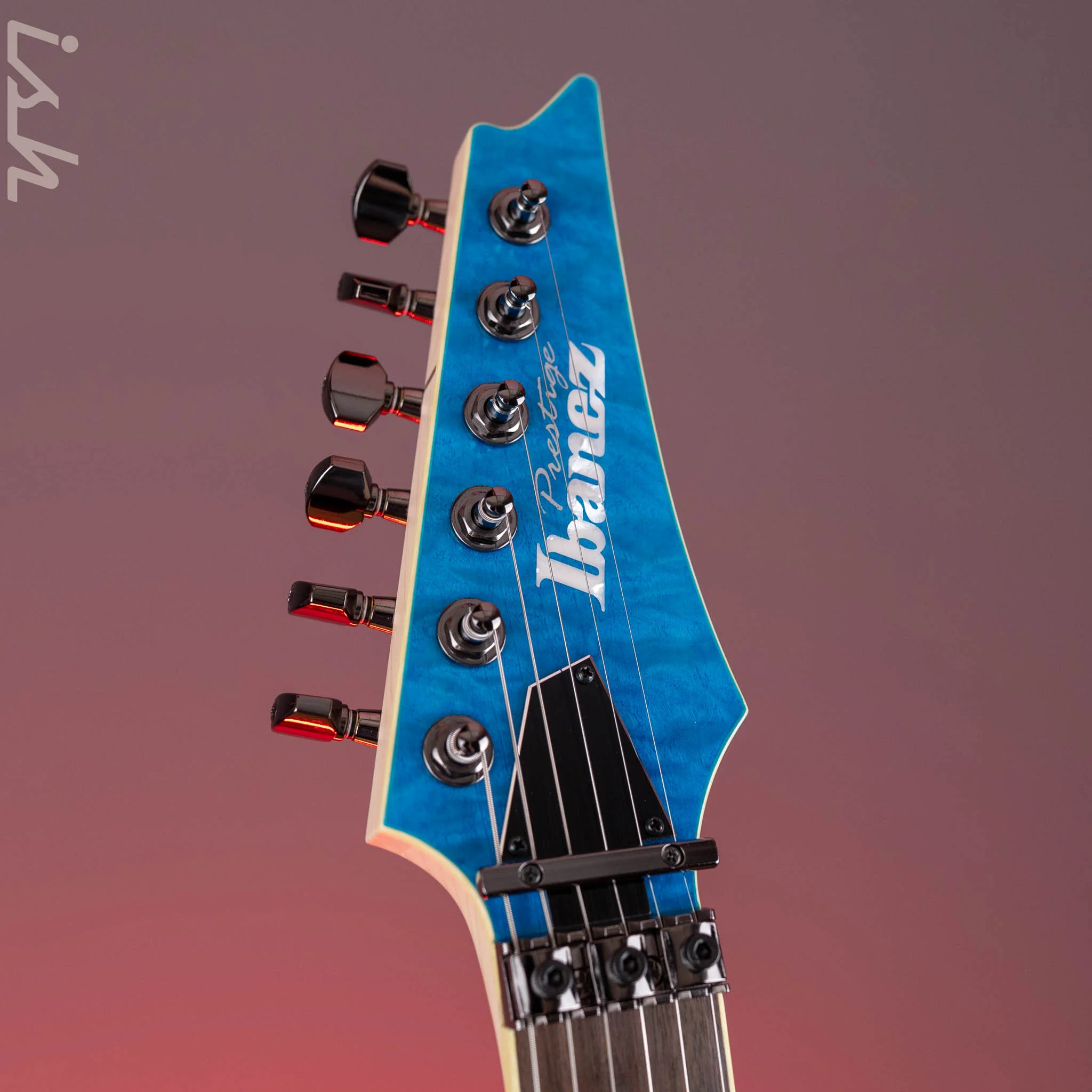 Ibanez S6570Q Prestige Electric Guitar Natural Blue - Image 5