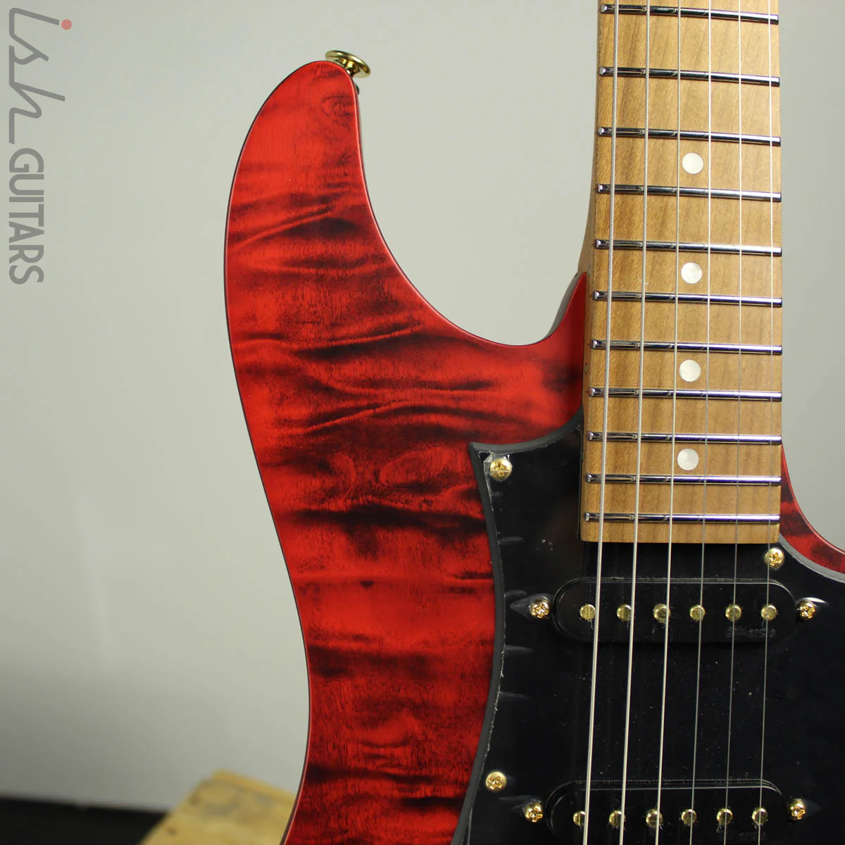 Ibanez SLM10 Scott LePage Transparent Red Matte - Image 4