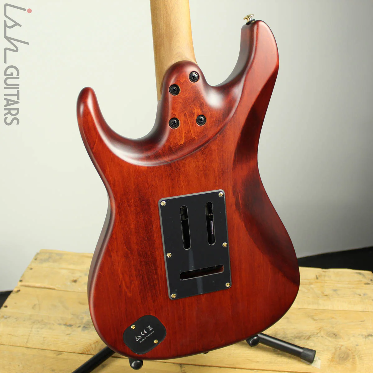 Ibanez SLM10 Scott LePage Transparent Red Matte - Image 8
