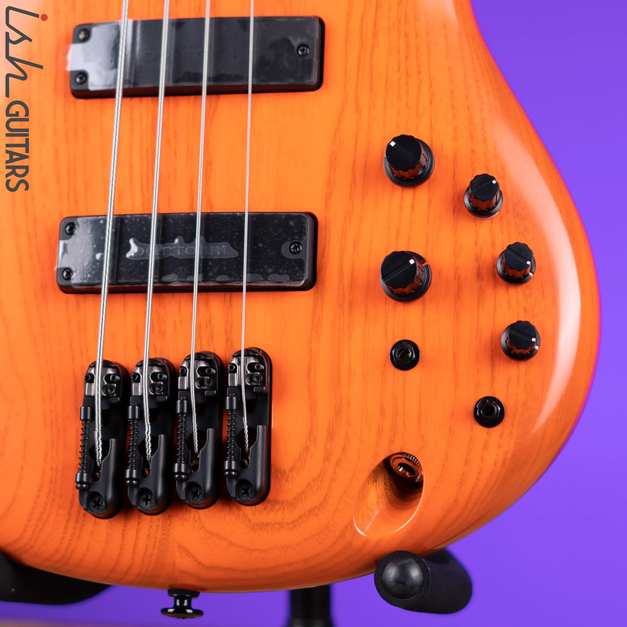 Ibanez SR4600 Prestige 4-String Bass Orange Solar Flare Low Gloss - Image 4