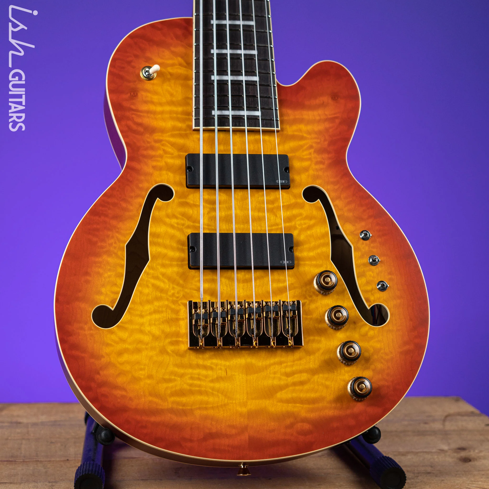 Ibanez TCB1006 Thundercat Signature 6-String Bass Autumn Leaf Burst Matte