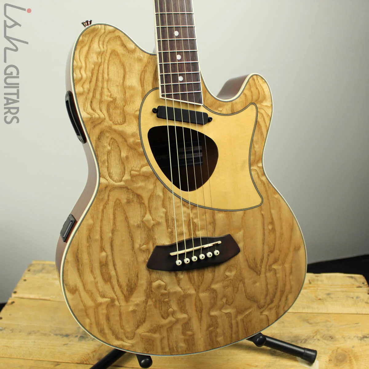 Ibanez TCM50NT Talman Acoustic Electric Guitar Figured Ash
