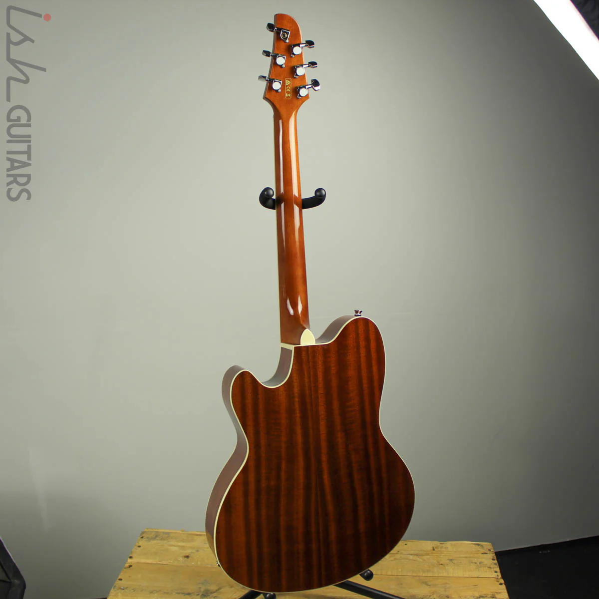 Ibanez TCM50NT Talman Acoustic Electric Guitar Figured Ash - Image 7