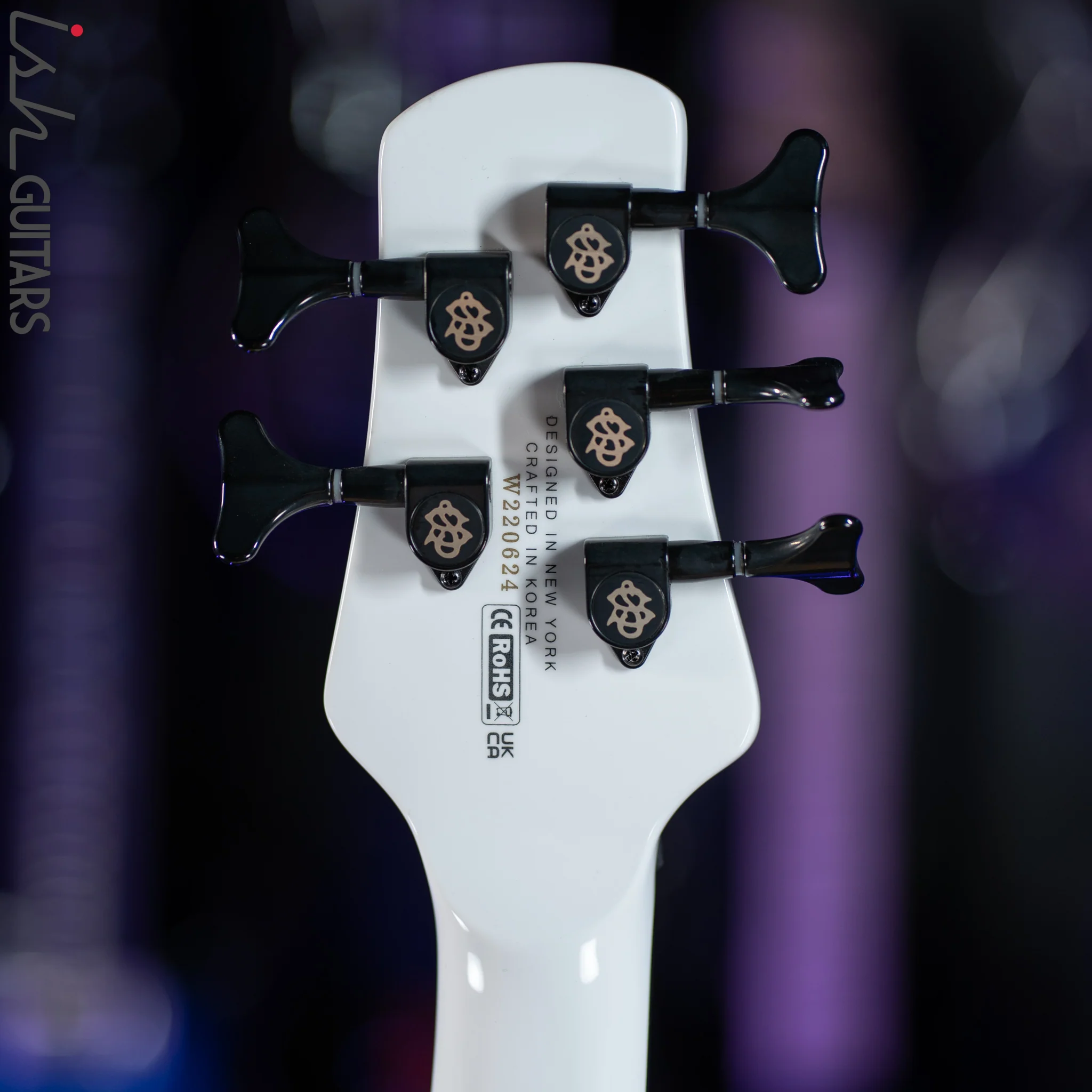 Ish X Spector NS Dimension 5 String EMG Darkglass White Gloss - Image 12