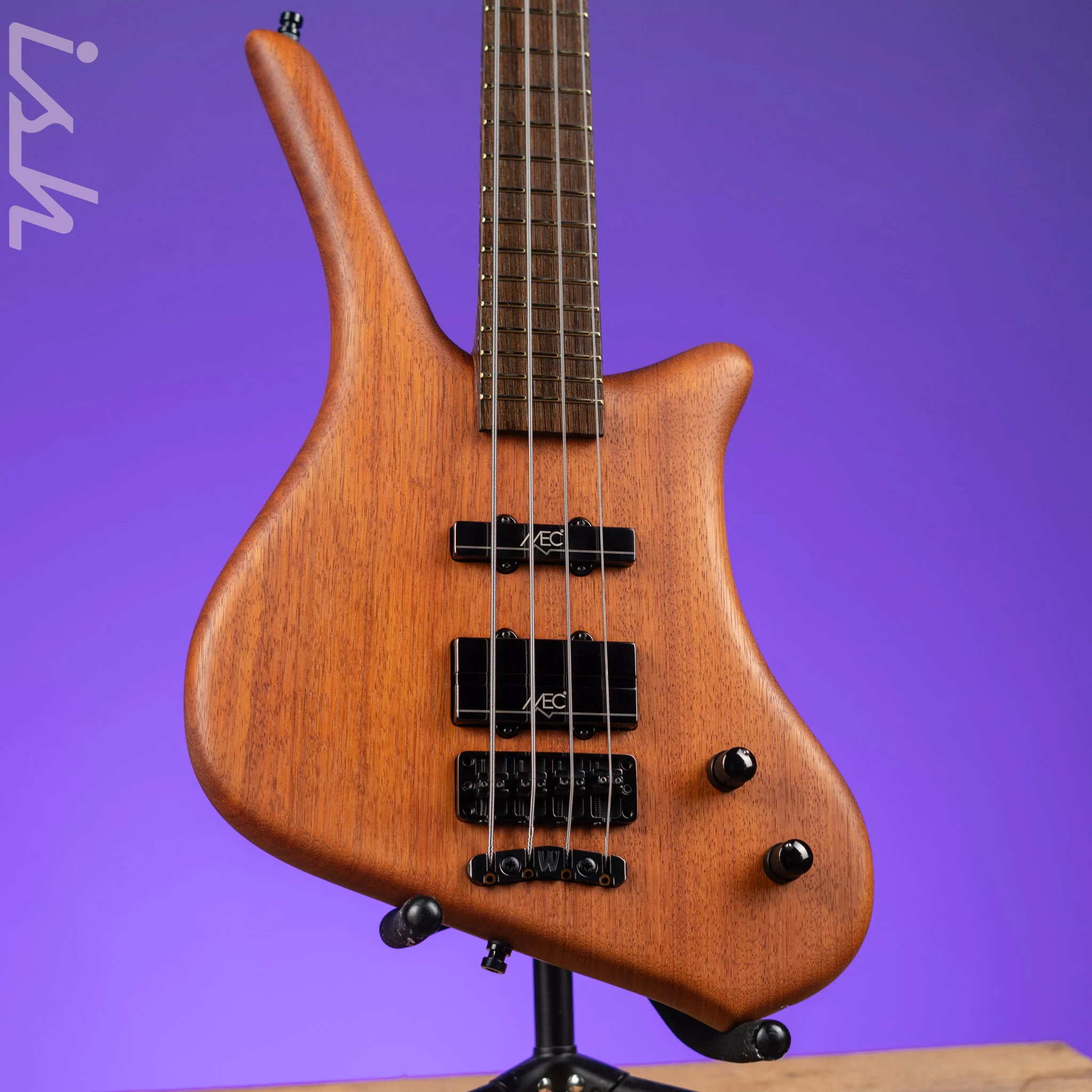 Ish x Warwick Dolphin SN TCS Custom Shop Endangered Species 4-String Bass Wenge Fretboard