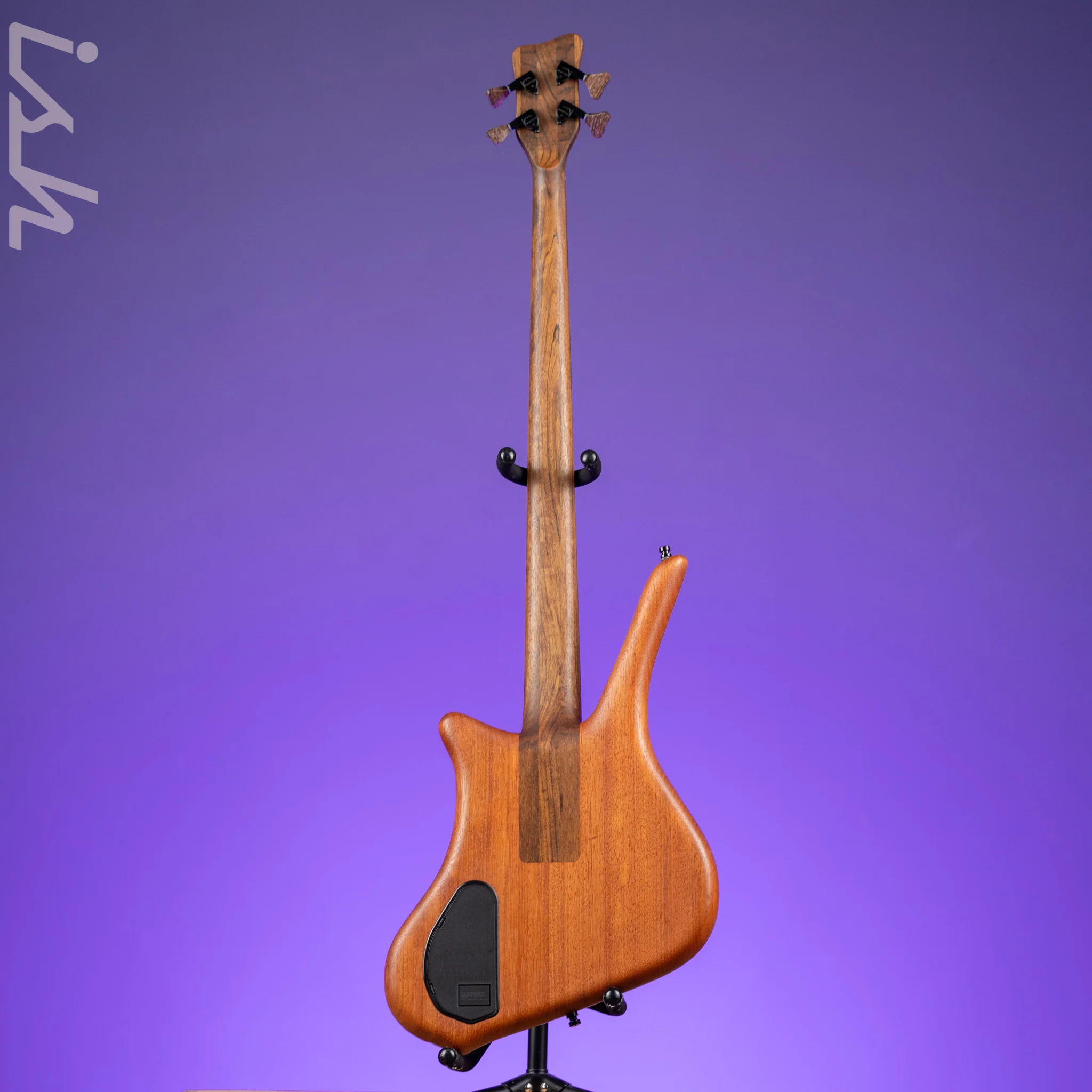 Ish x Warwick Dolphin SN TCS Custom Shop Endangered Species 4-String Bass Wenge Fretboard - Image 6