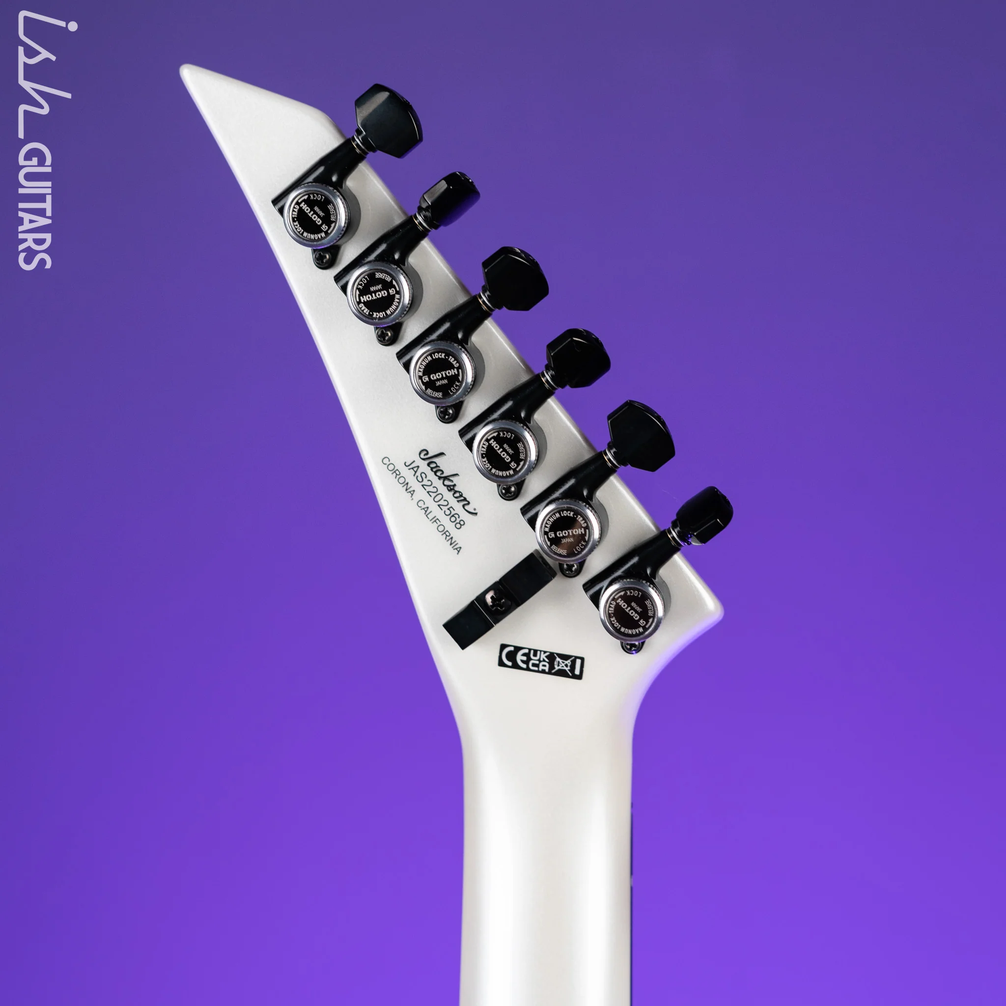 Jackson American Series Soloist SL3 Satin Platinum Pearl Demo - Image 10