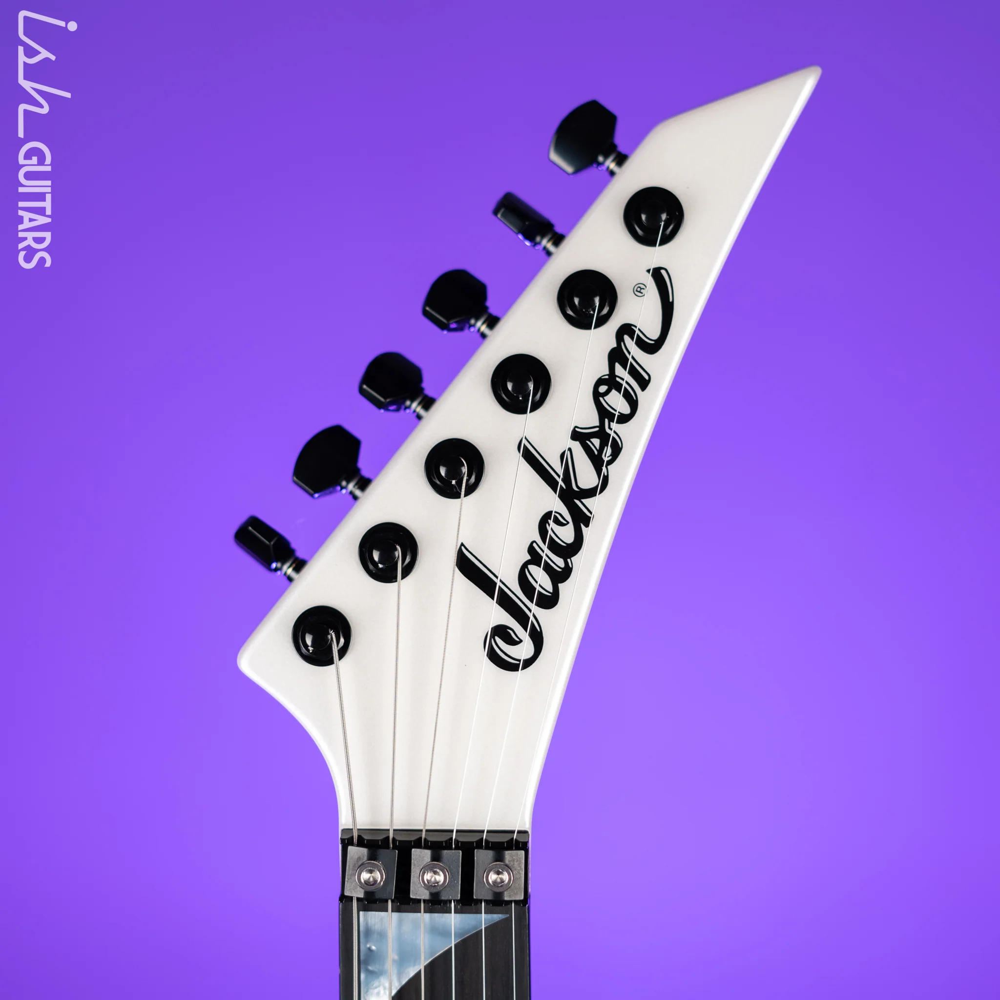 Jackson American Series Soloist SL3 Satin Platinum Pearl Demo - Image 5