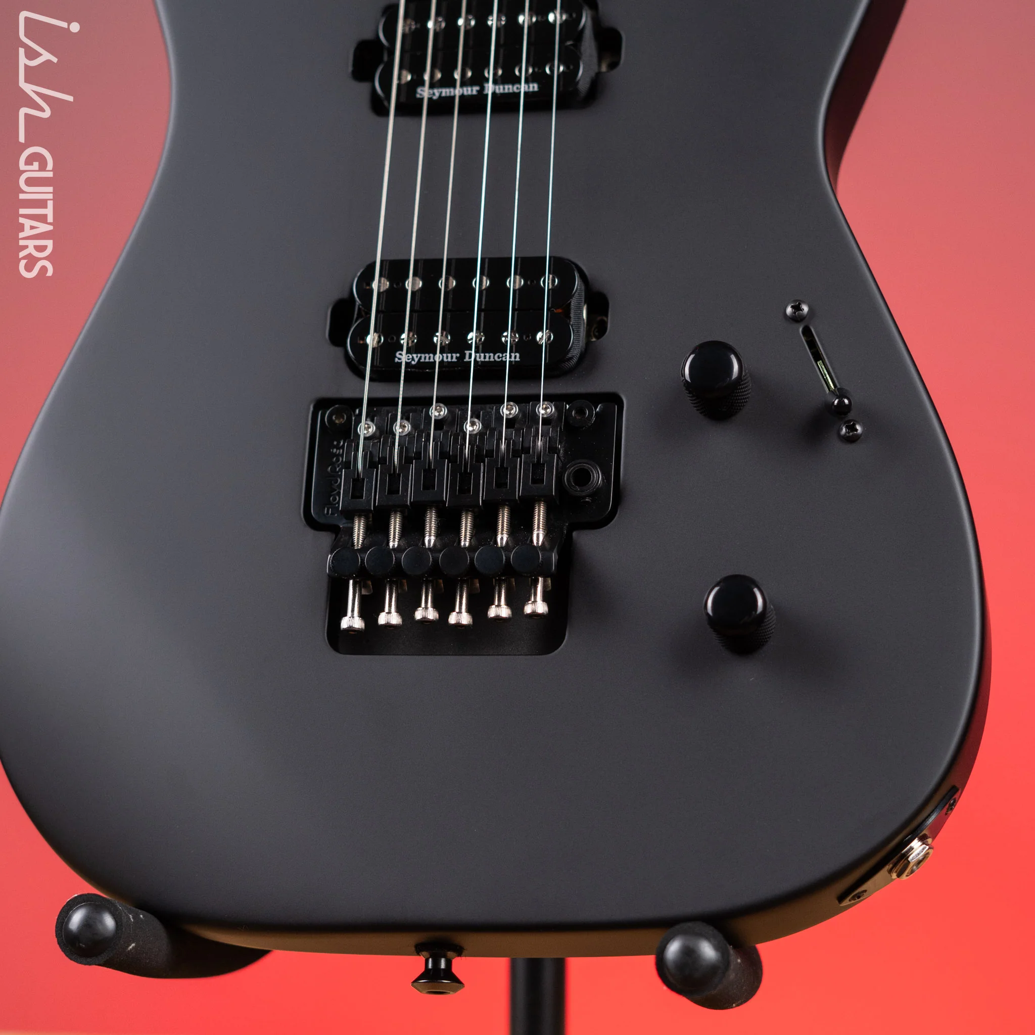 Jackson American Series Virtuoso Electric Guitar Satin Black Demo - Image 4