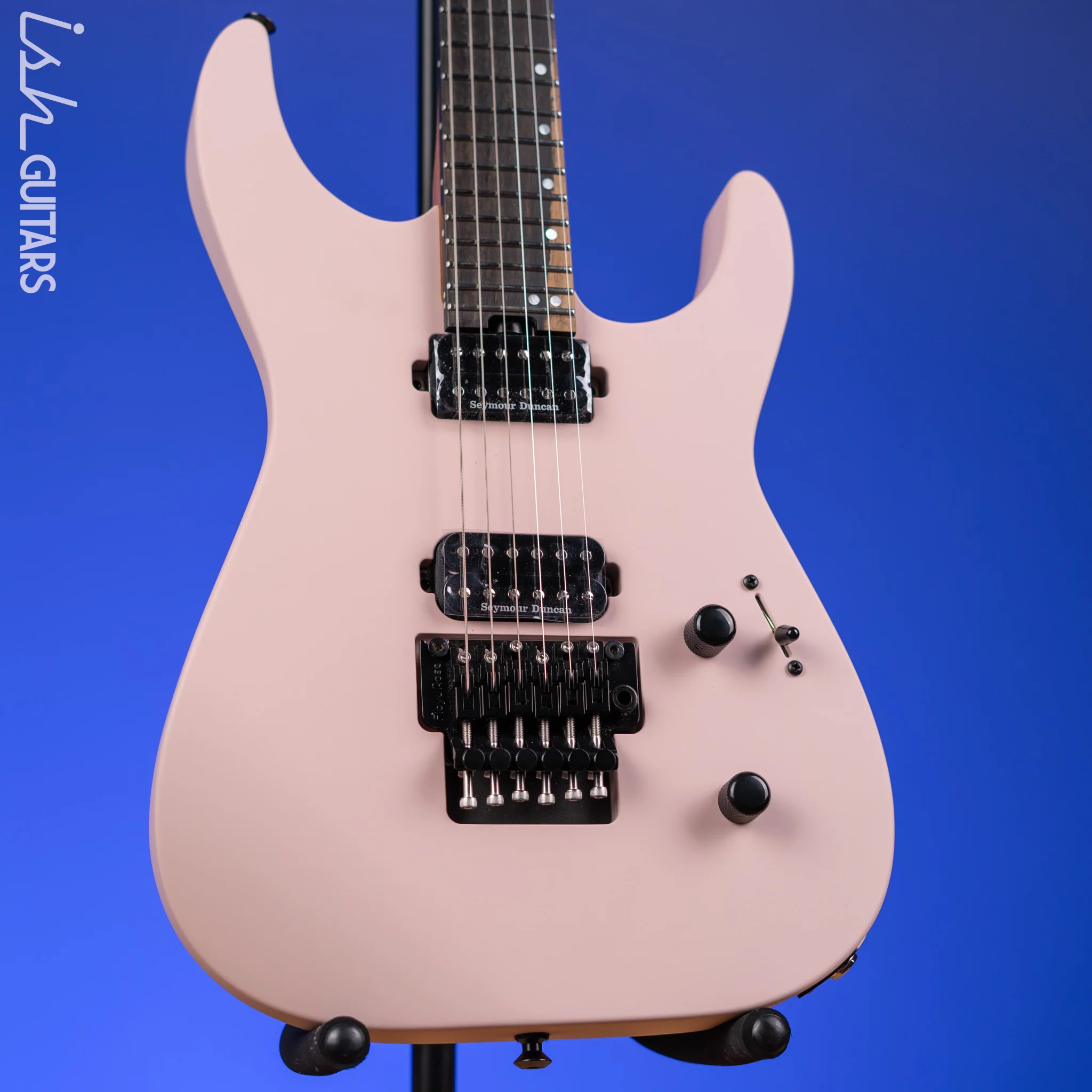 Jackson American Series Virtuoso Electric Guitar Satin Shell Pink Demo