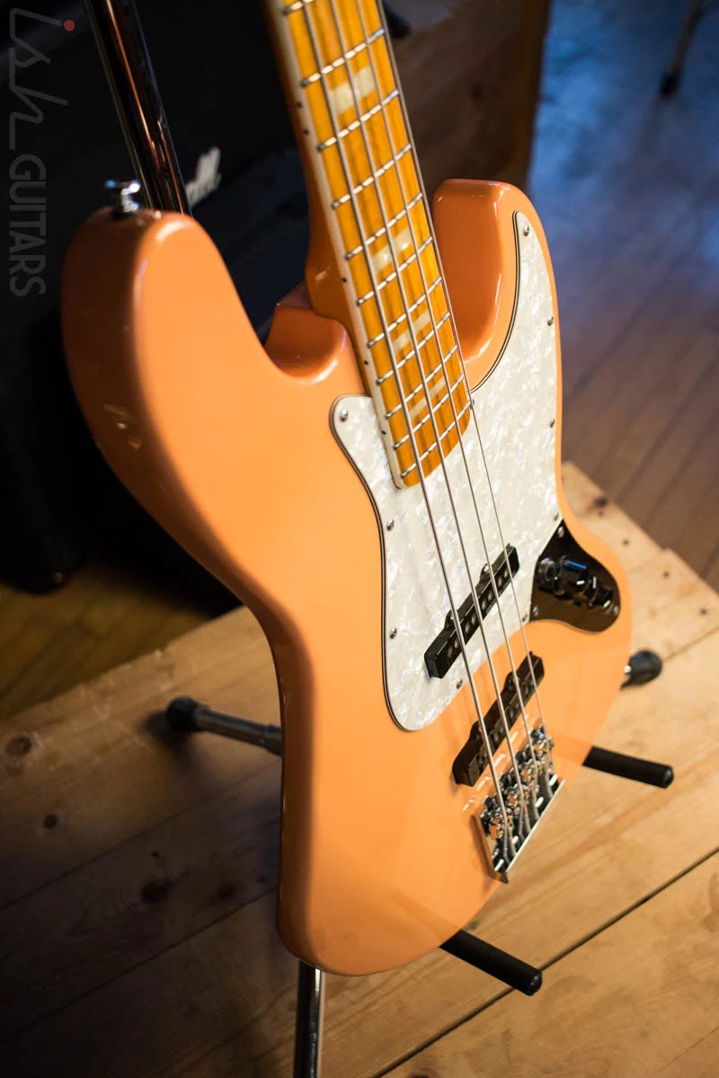 JEB Custom Guitars Jazz Bass Bound Maple Neck w/ Block Inlays - Image 6