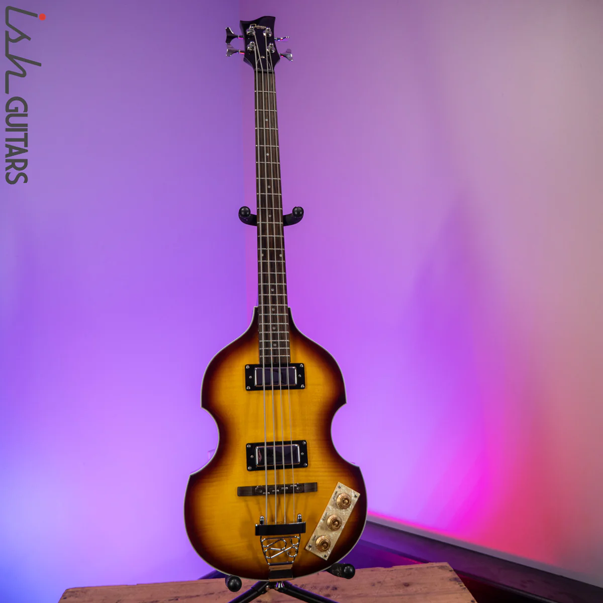 Johnson JJ-200 Electric Violin Bass Sunburst - Image 2