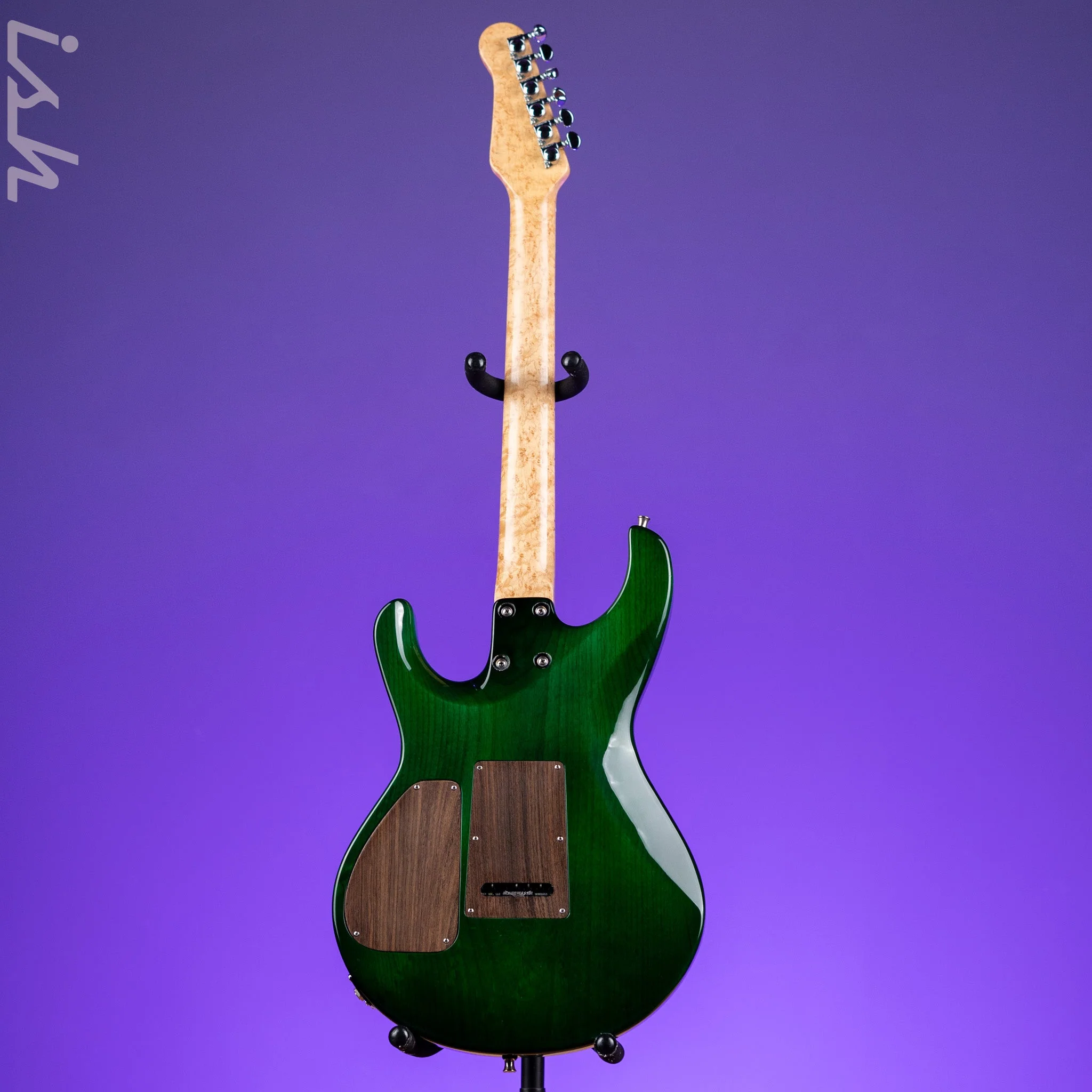 JP Guitars Luna Emerald Green Quilt - Image 11