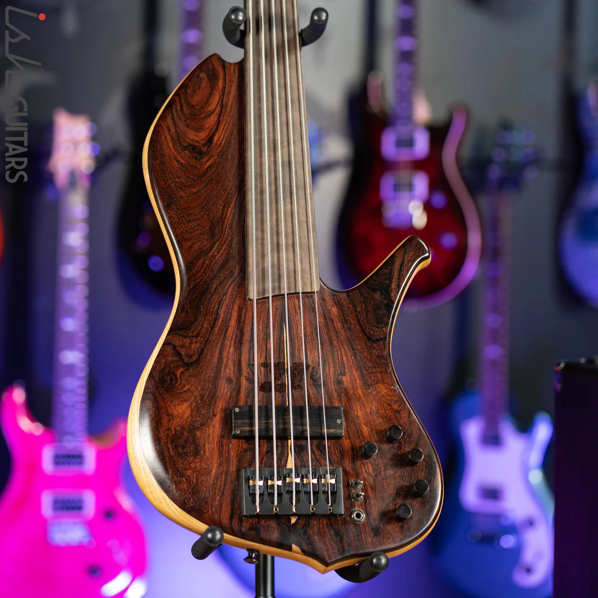 Ken Lawrence Brase 5 U-FL Fretless Bass Piezo