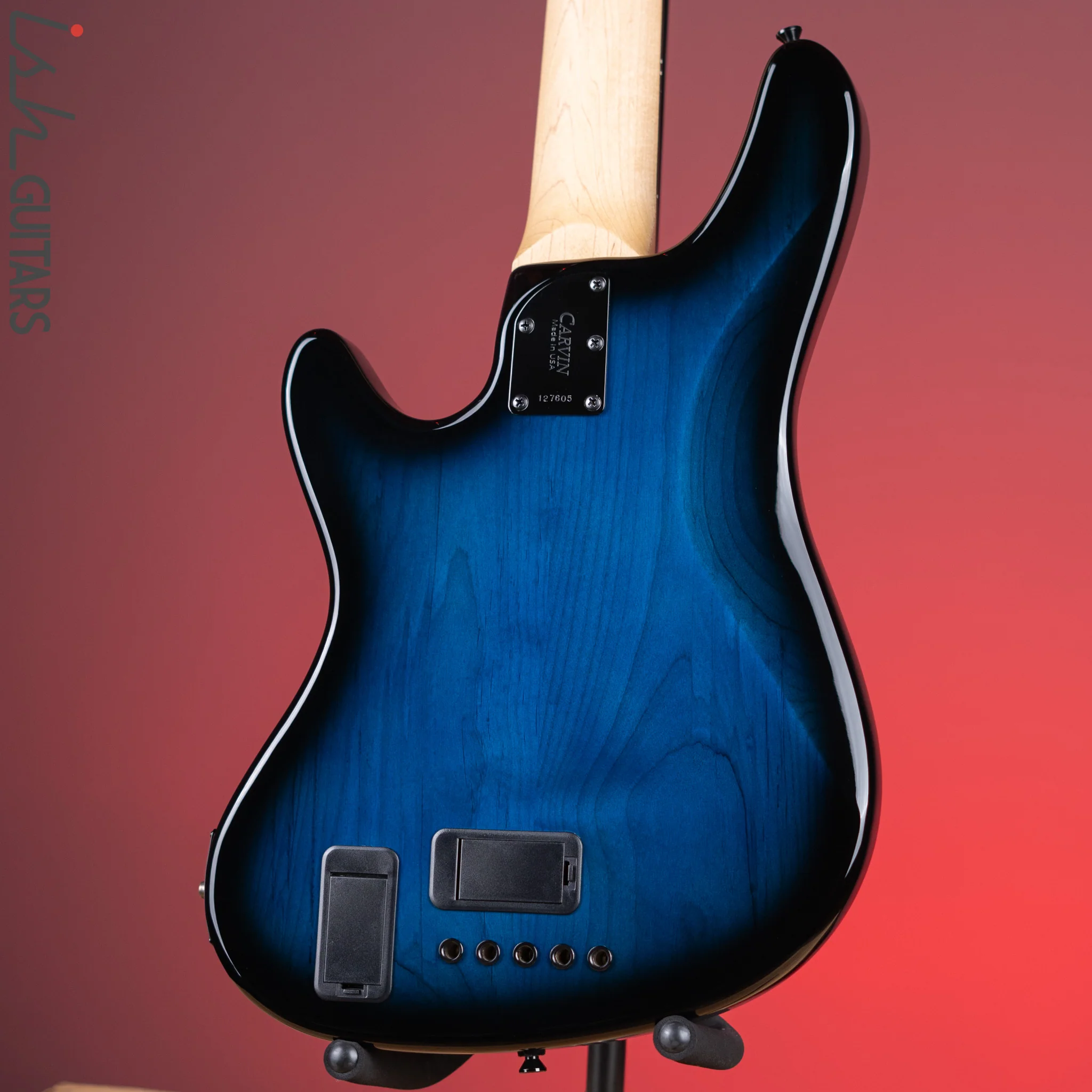 Kiesel JB-5 5-String Bass Trans Blue - Image 9