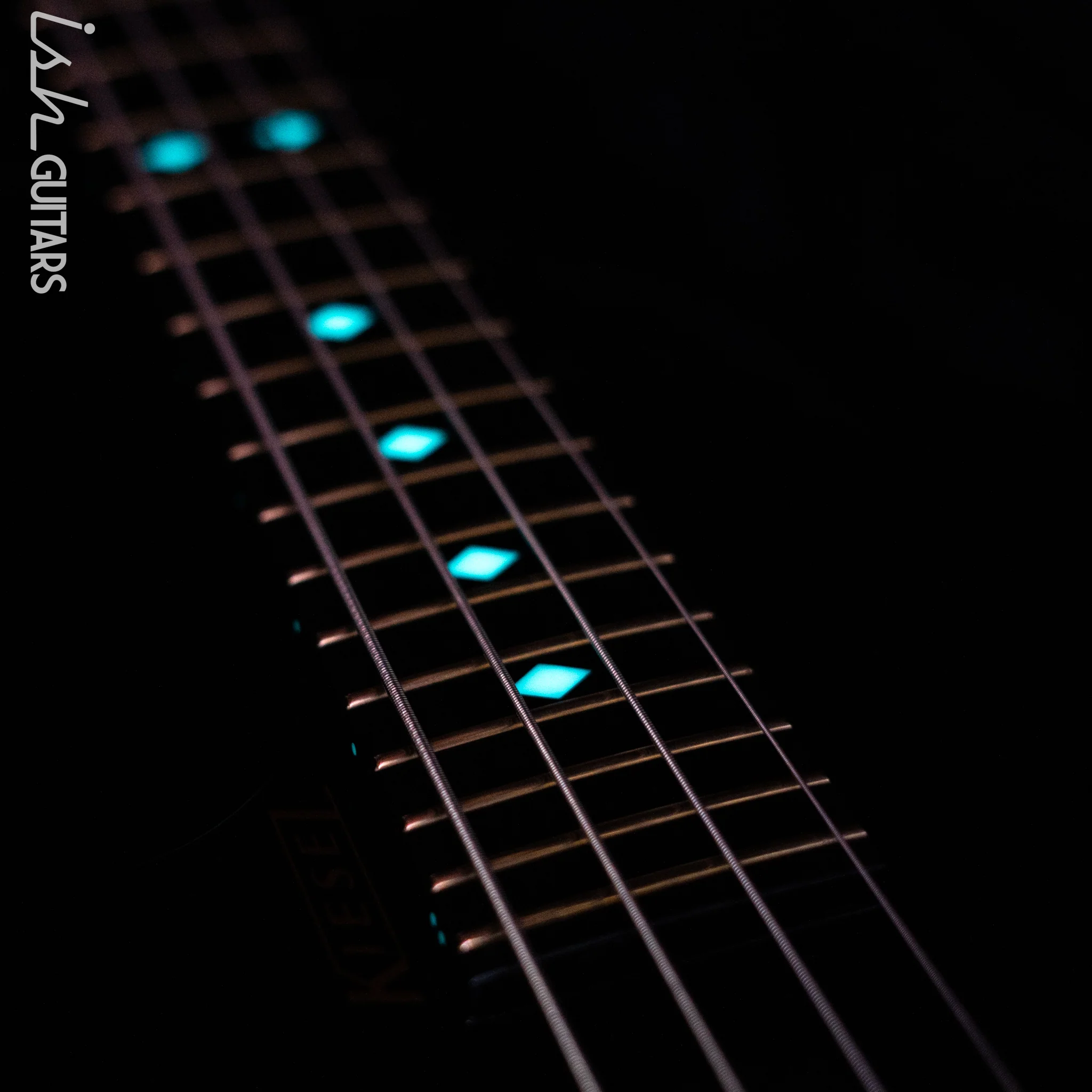Kiesel VB4 Short Scale Vader 4-String Bass Metallic Black Gloss - Image 13