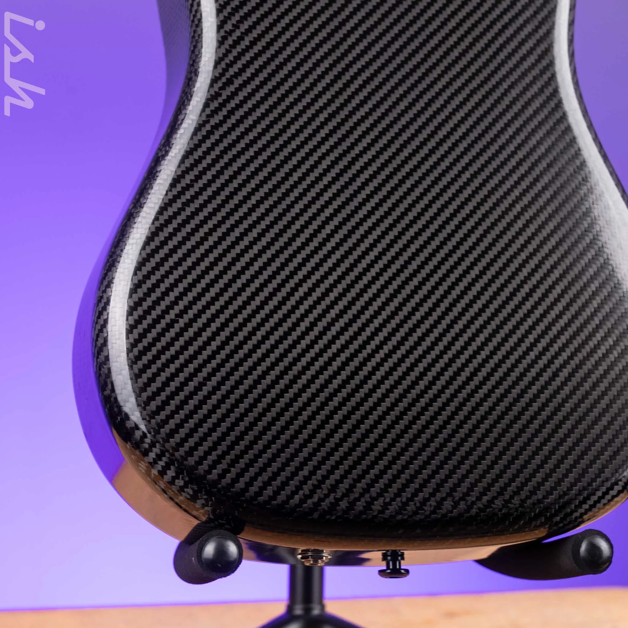 Klos Travel Hybrid Travel Guitar Black Carbon Fiber - Image 10