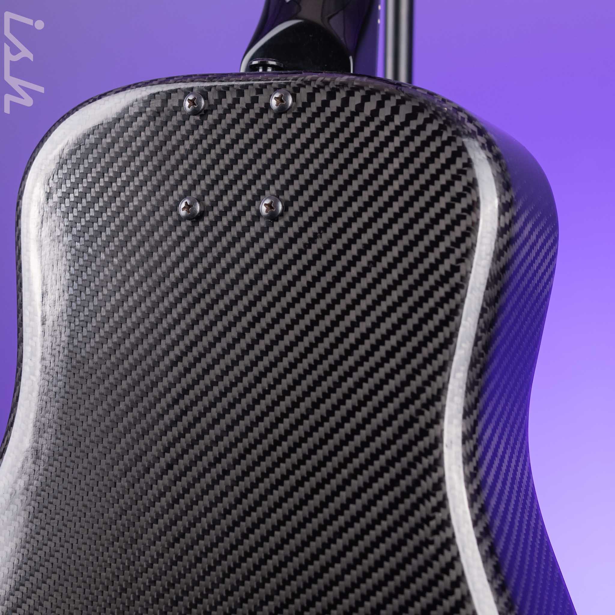 Klos Travel Hybrid Travel Guitar Black Carbon Fiber - Image 9