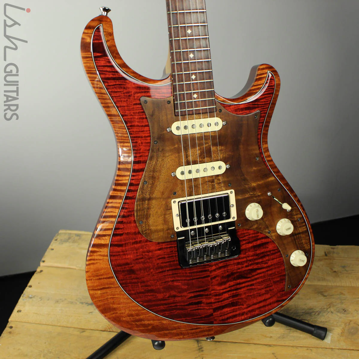 Knaggs Guitars Chesapeake Severn Burgundy/Copper
