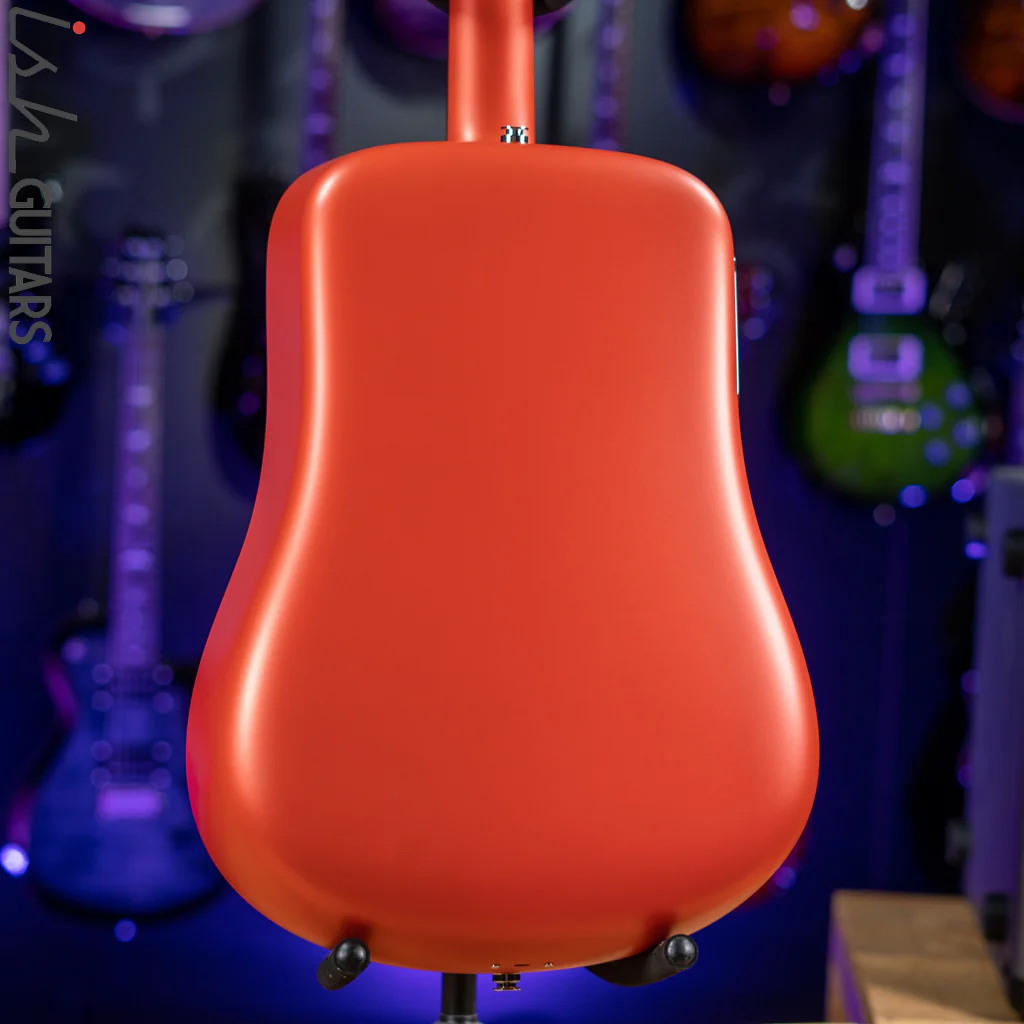 Lava Music Lava Me 3 Smart Acoustic Guitar 38" Red w/ Space Bag - Image 8
