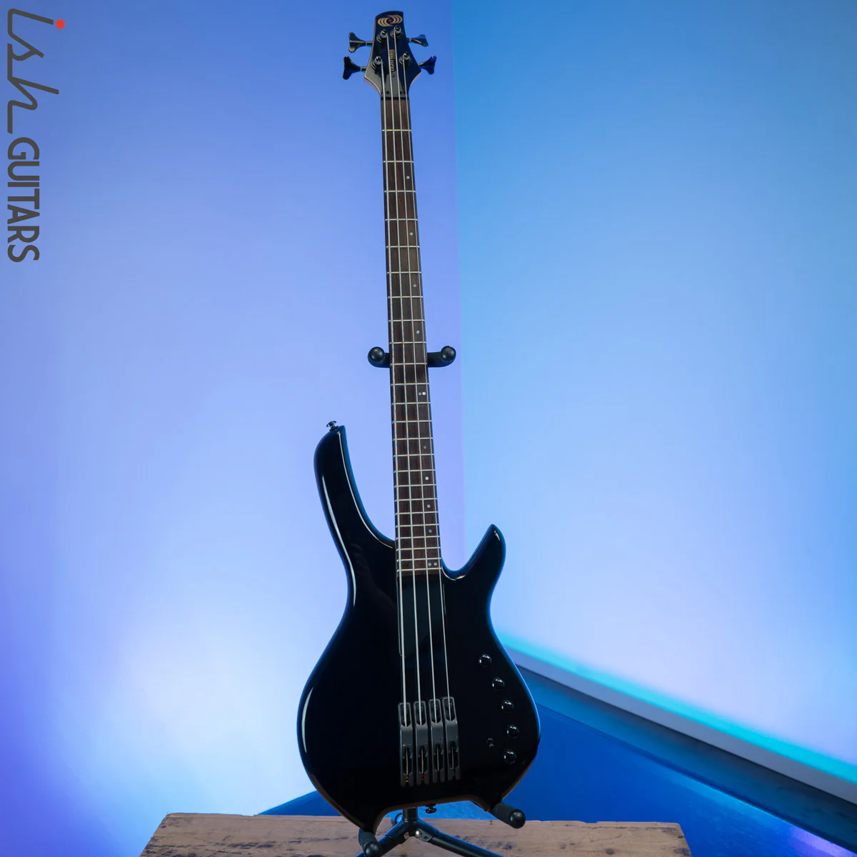2009 Willcox Lightwave Sabre 4 String Bass Black - Image 2