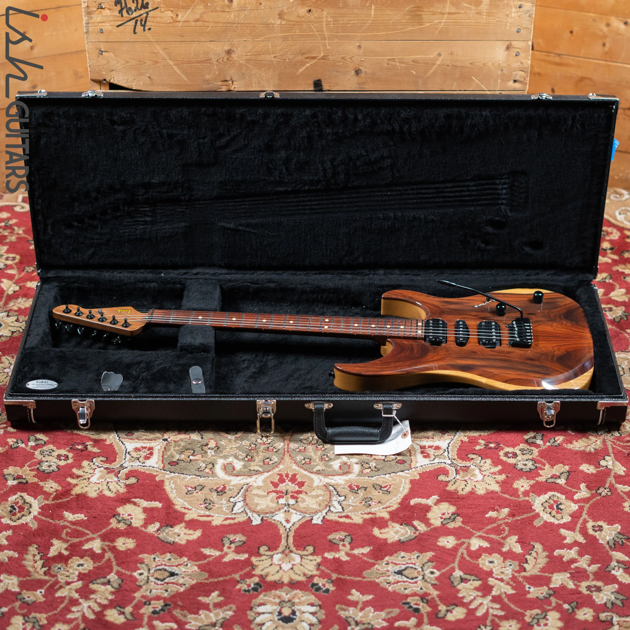 2018 LSL Instruments XT4 Deluxe 24 Fret Exotic HSH Cocobolo Top - Image 16
